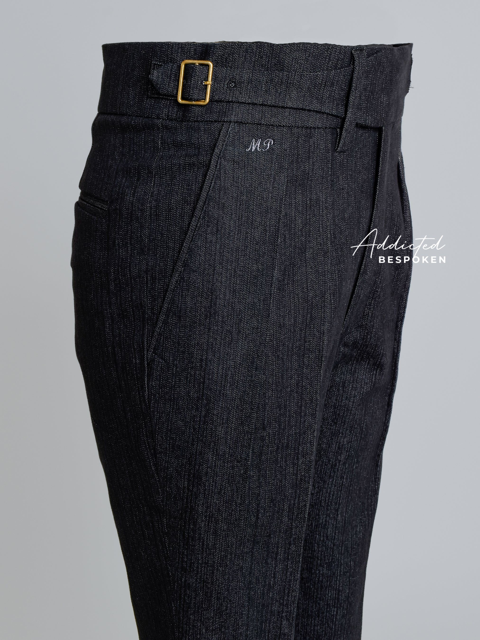 Tailored Denim Gurkha Pants