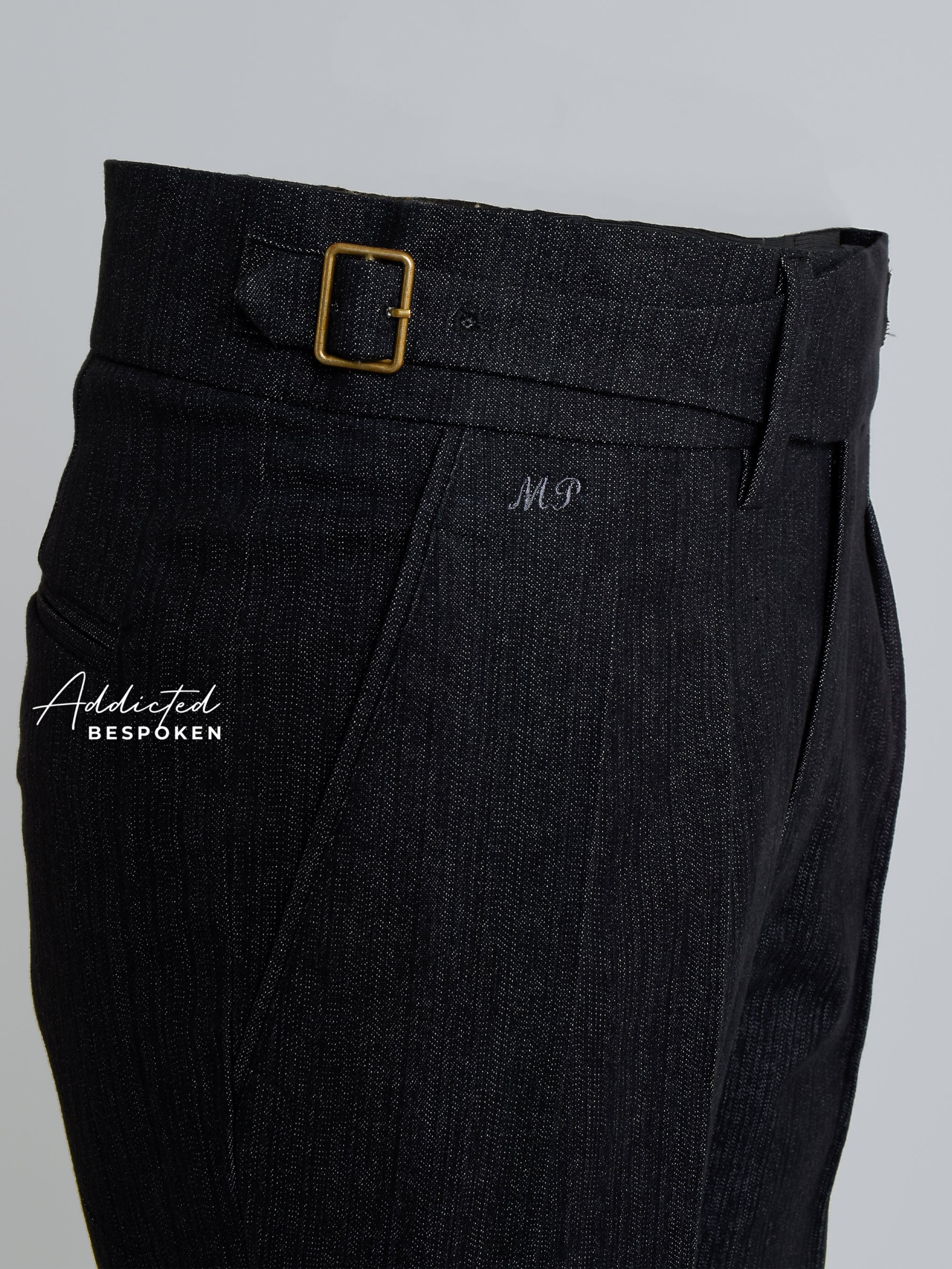 Tailored Denim Gurkha Pants