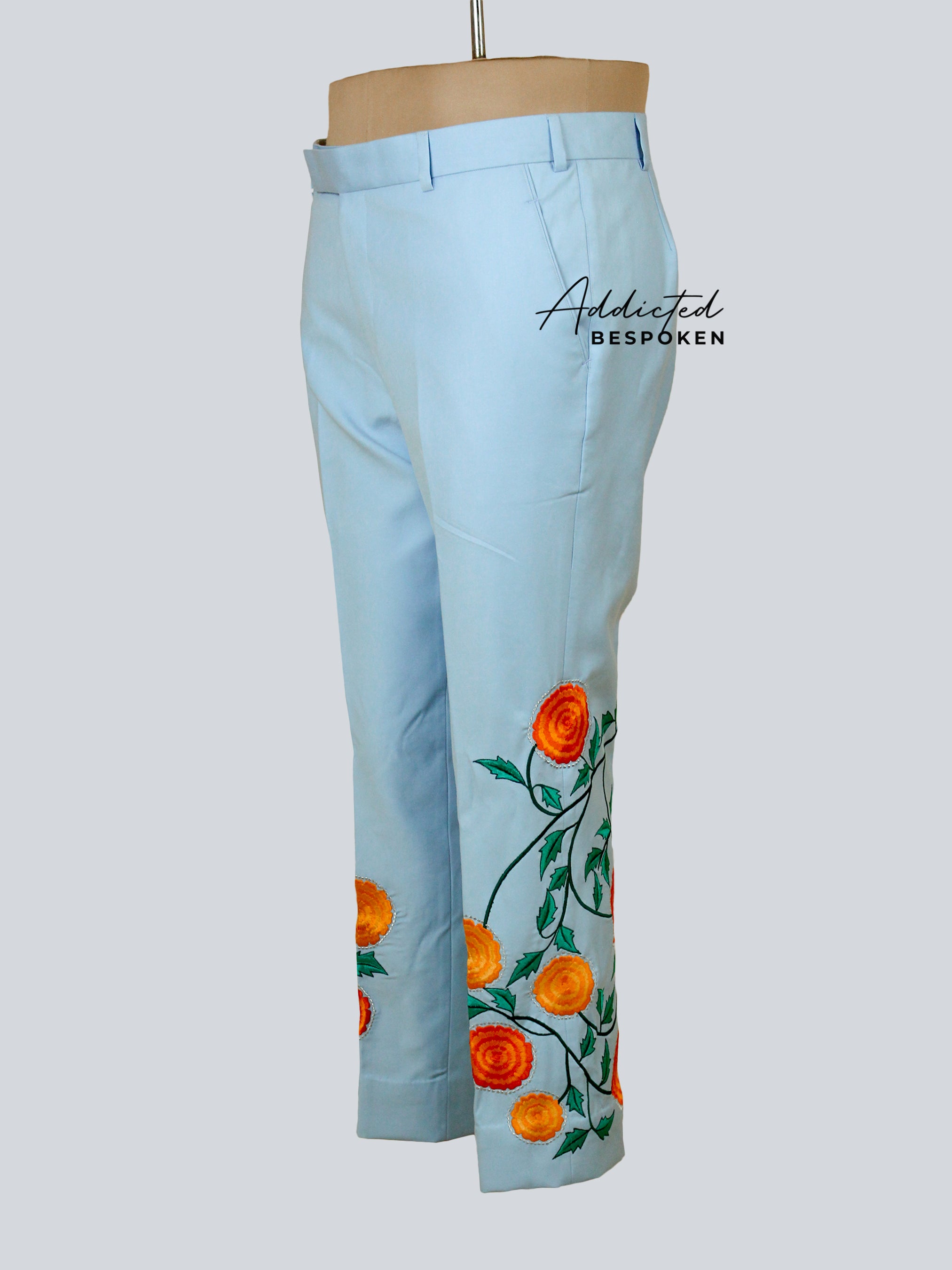 Floristic Embroidered Suit