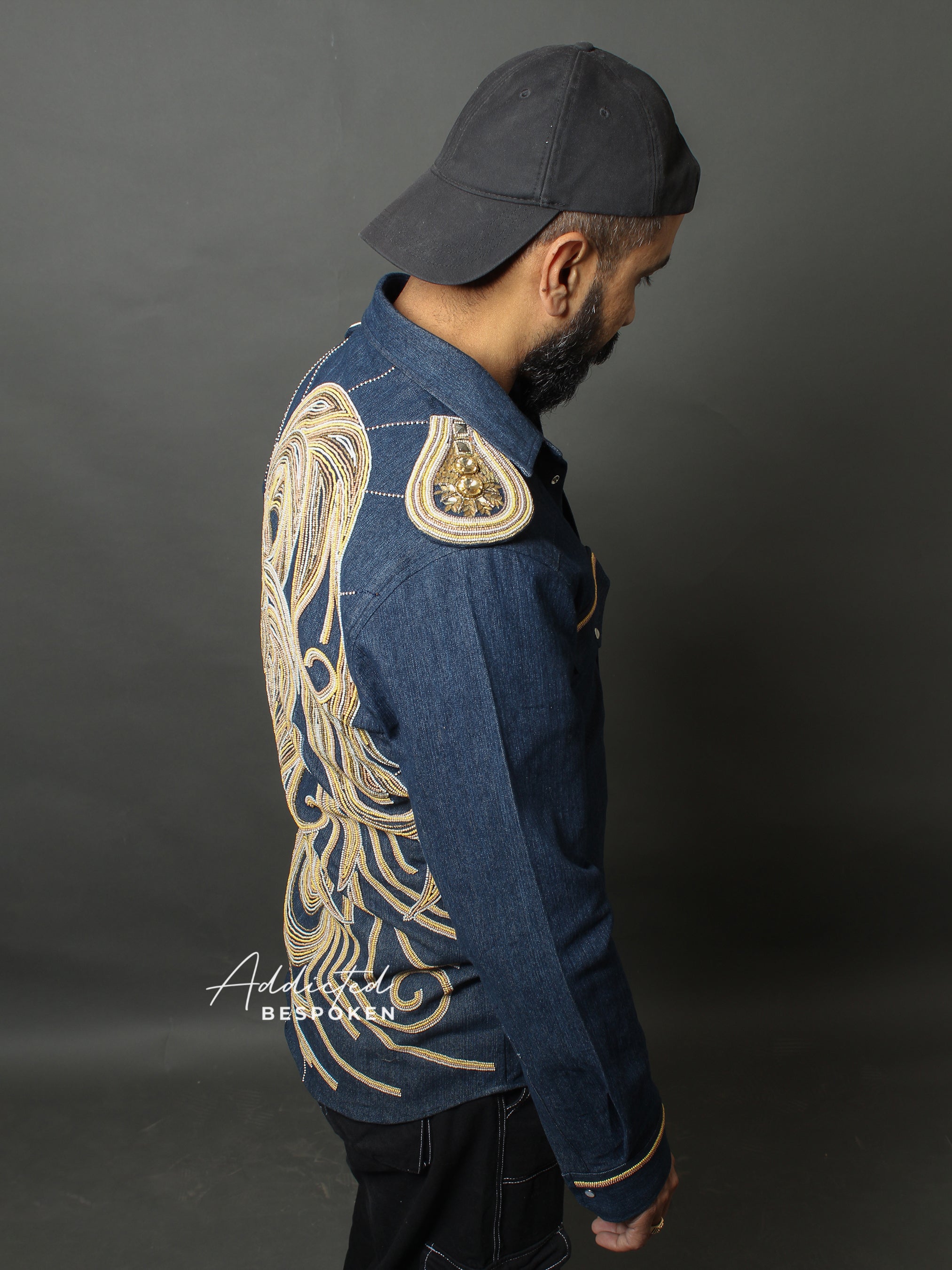 Royal Denim Lion Shirt