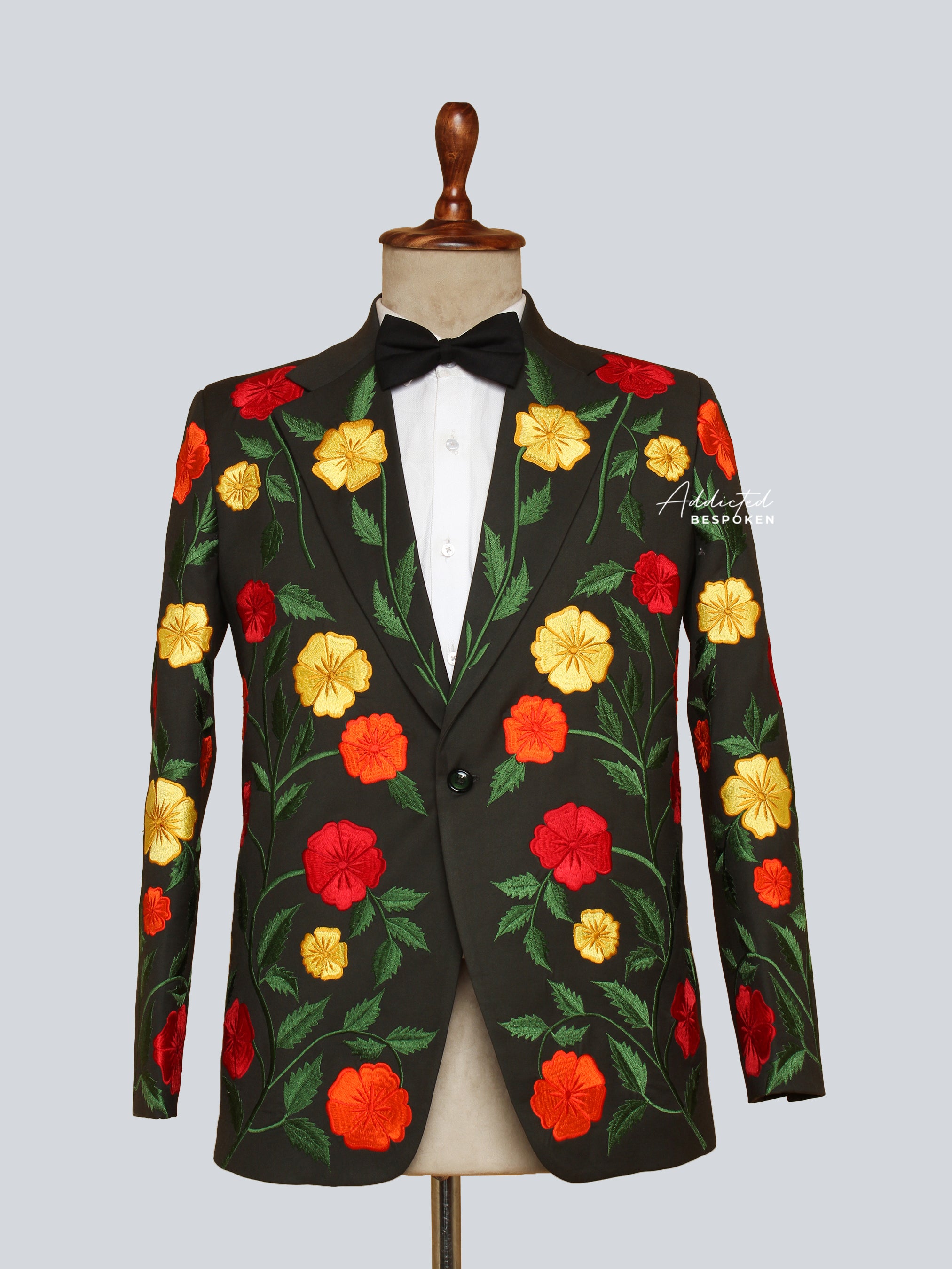 Forest Multi Floral Embroidered Blazer