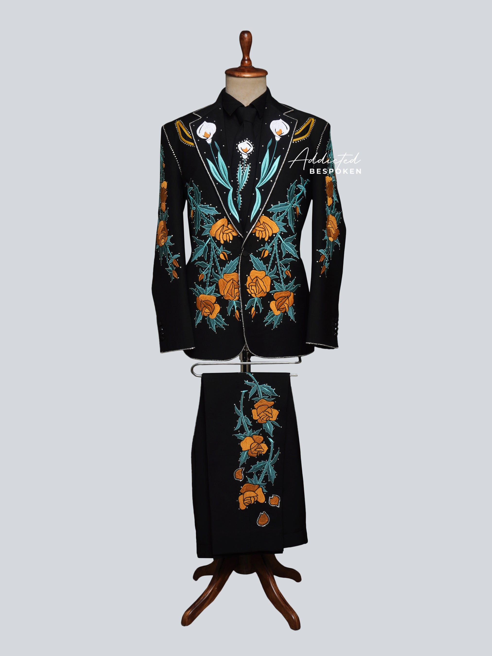 Blooming Majesty Embroidered Suit