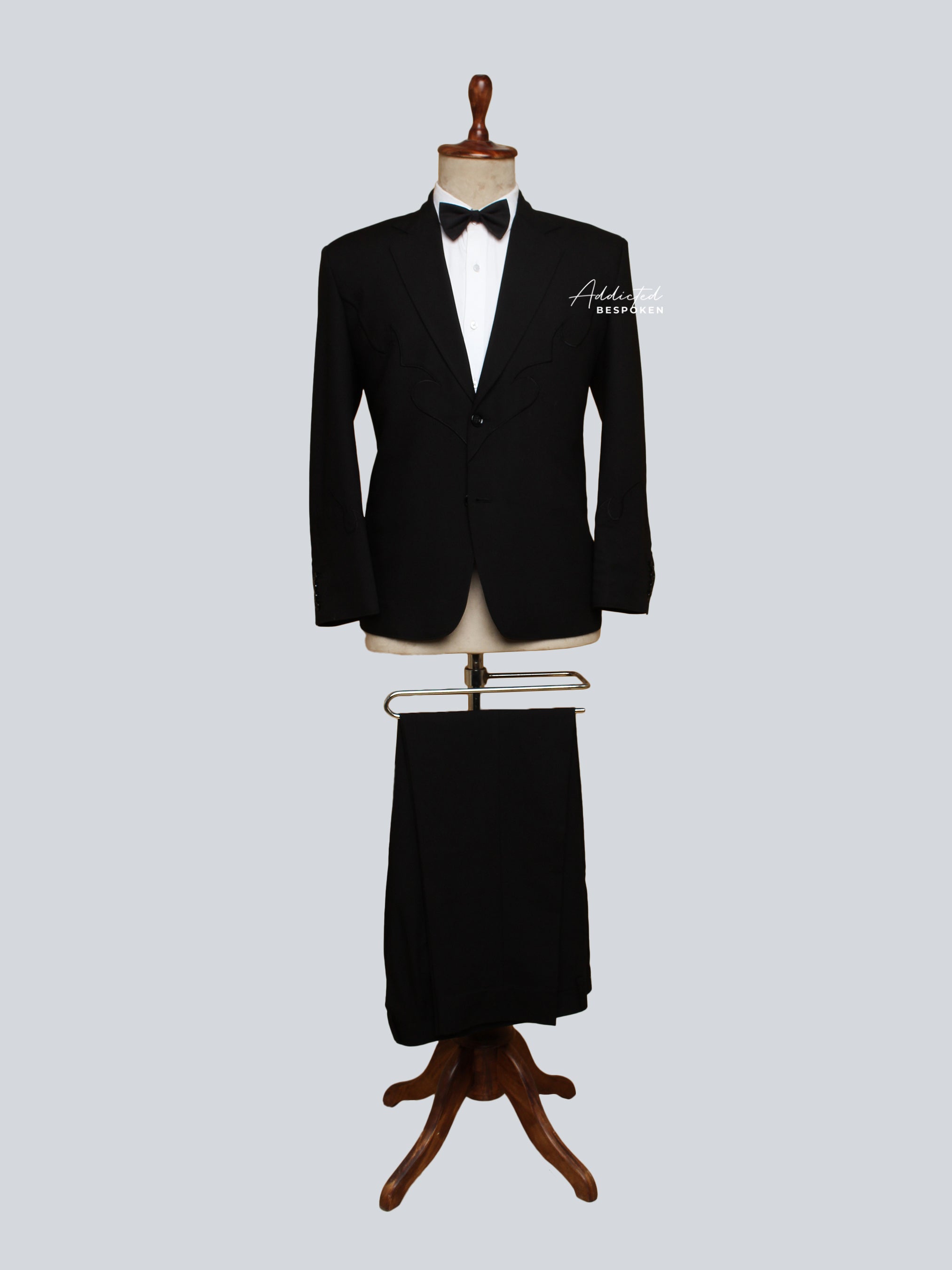 Black Peak Lapel Suit