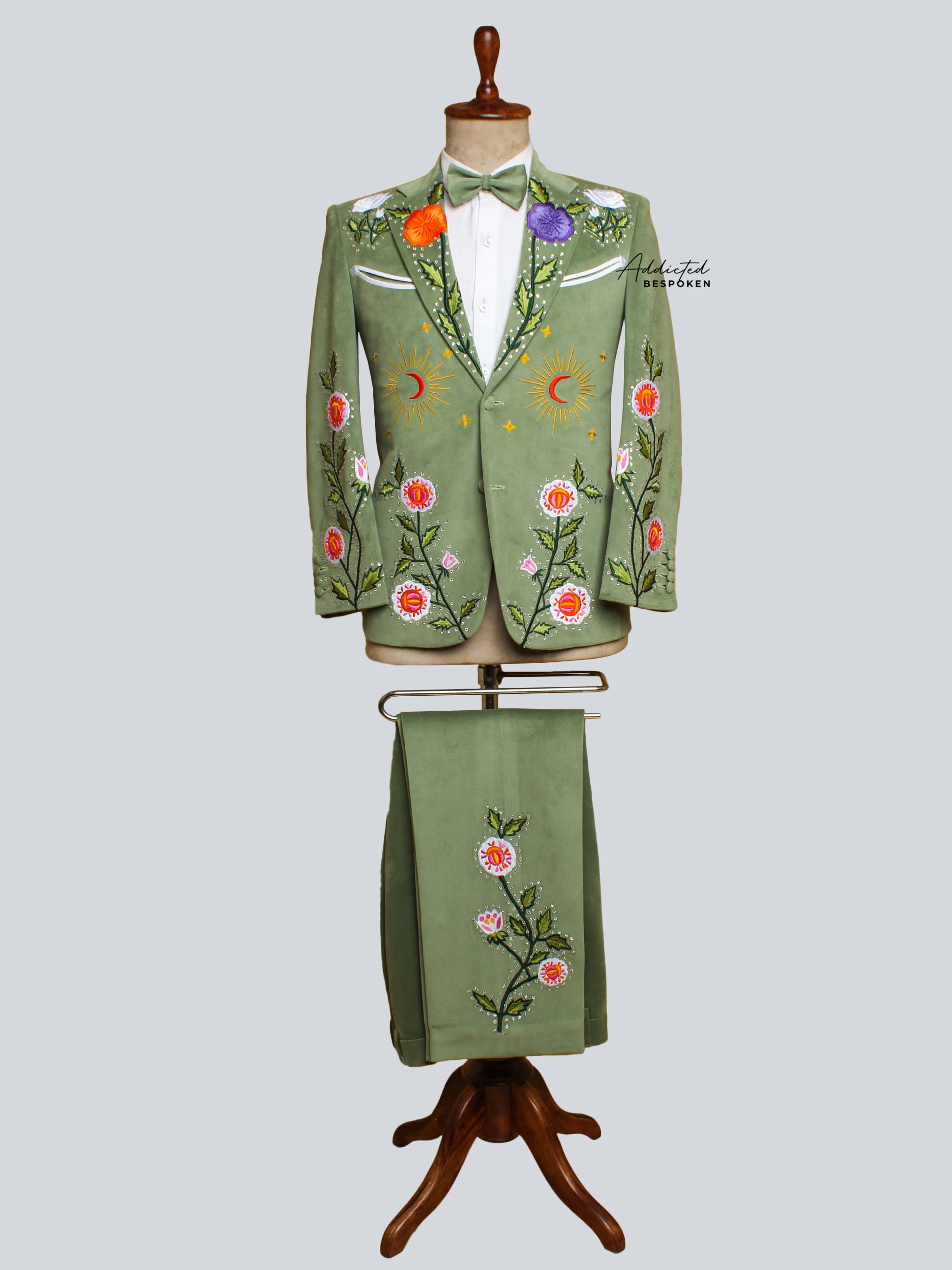 Verdant Florida Embroidered Suit