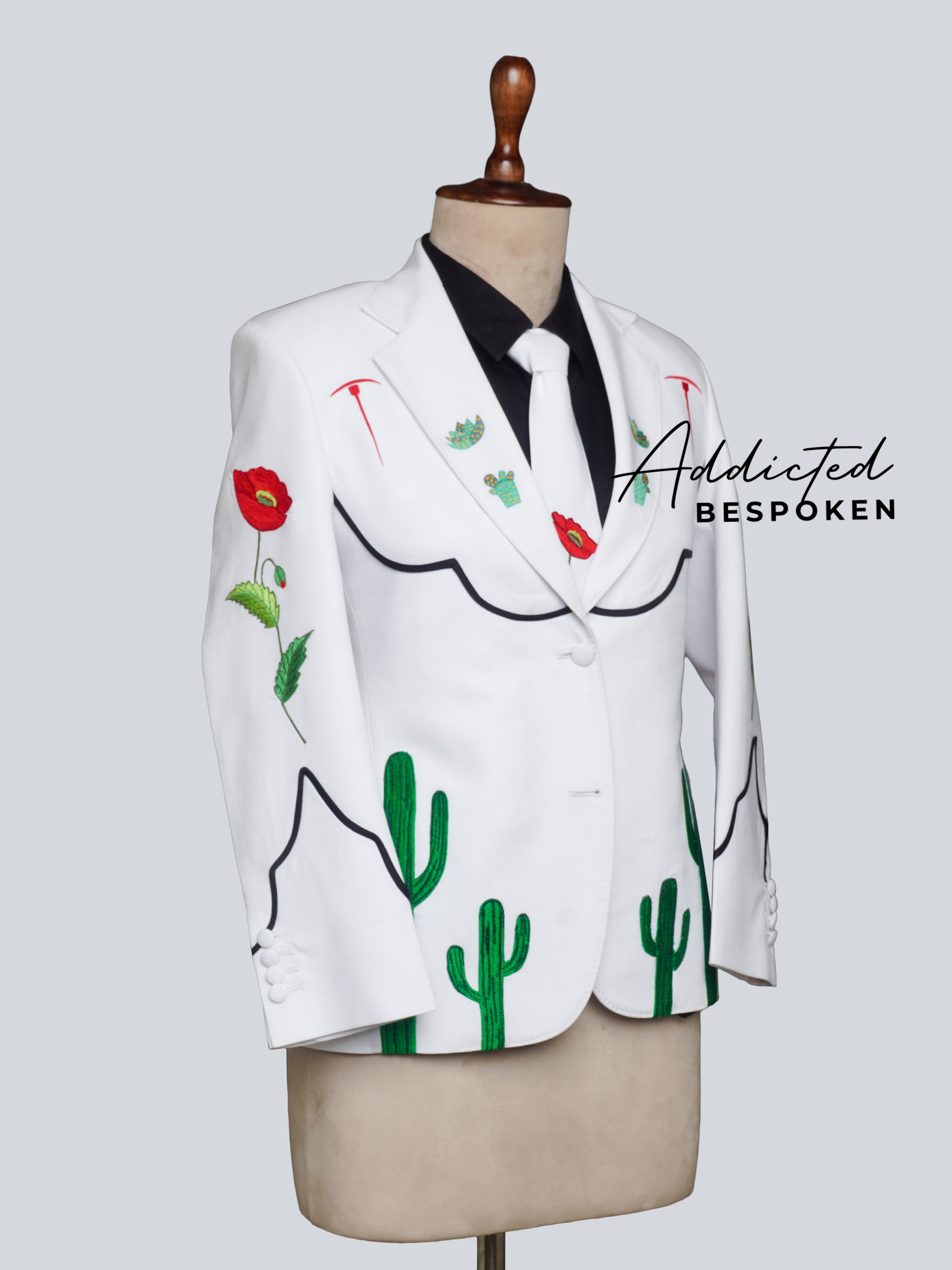 Desert Landscape-Themed Western Suit