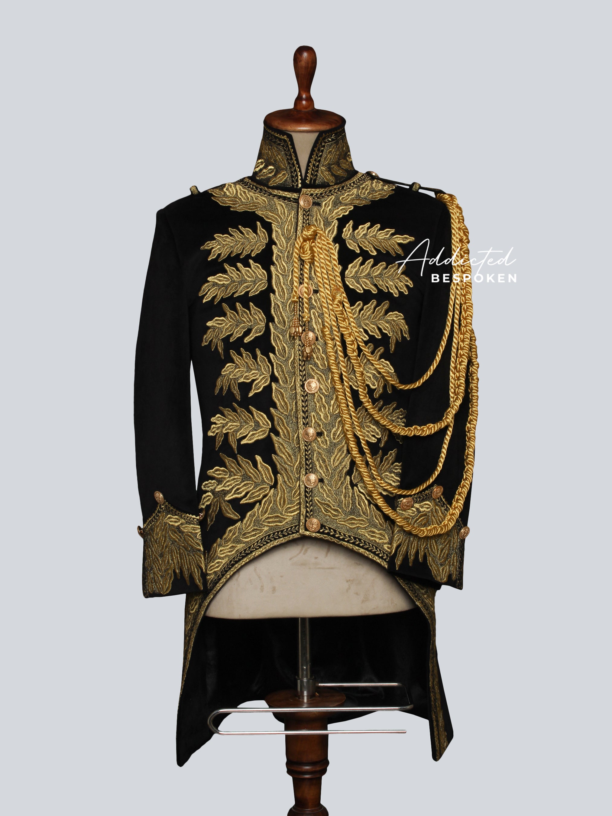 Custom-made Velvet Tailcoat