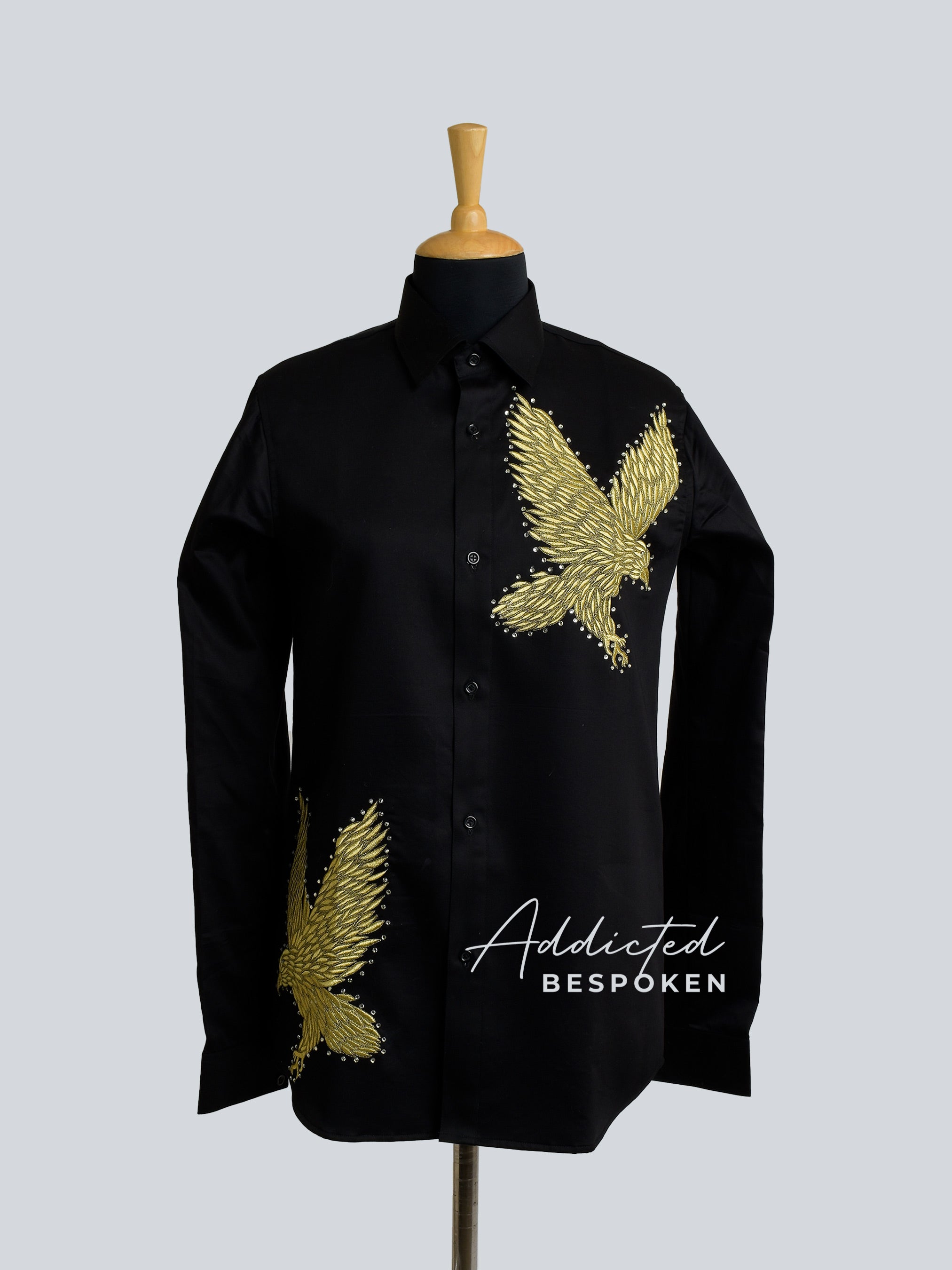 Eagle Embroidered  Cowboy Shirt