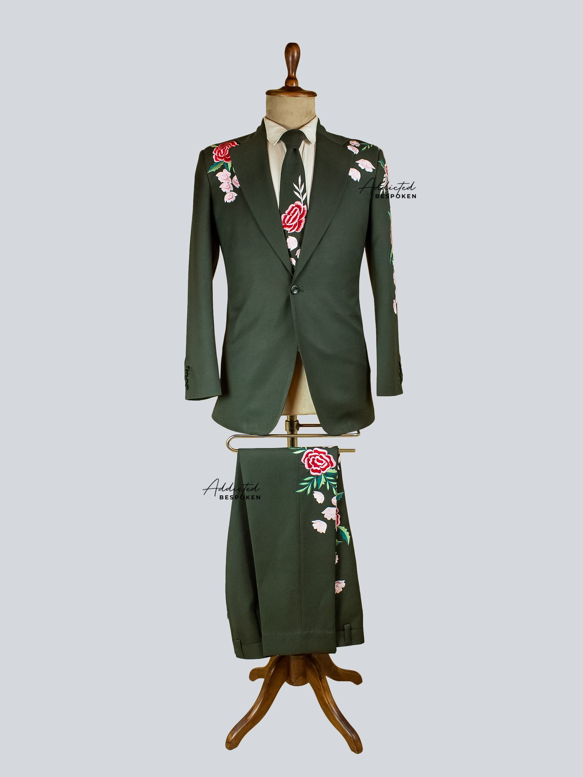 Floral Cocktail Elegance Suit