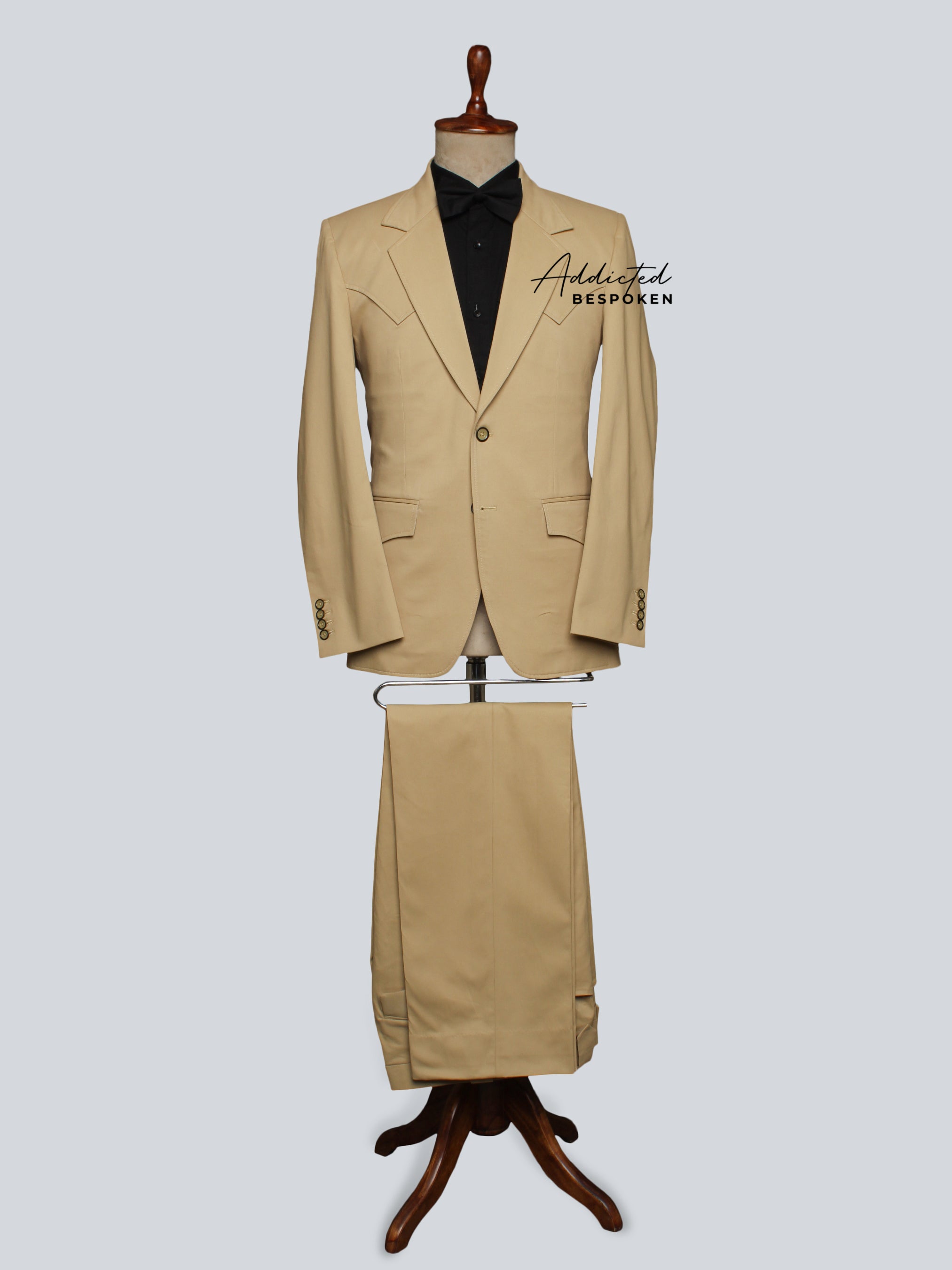 1930s Vintage Desert Sand Tailored Suit