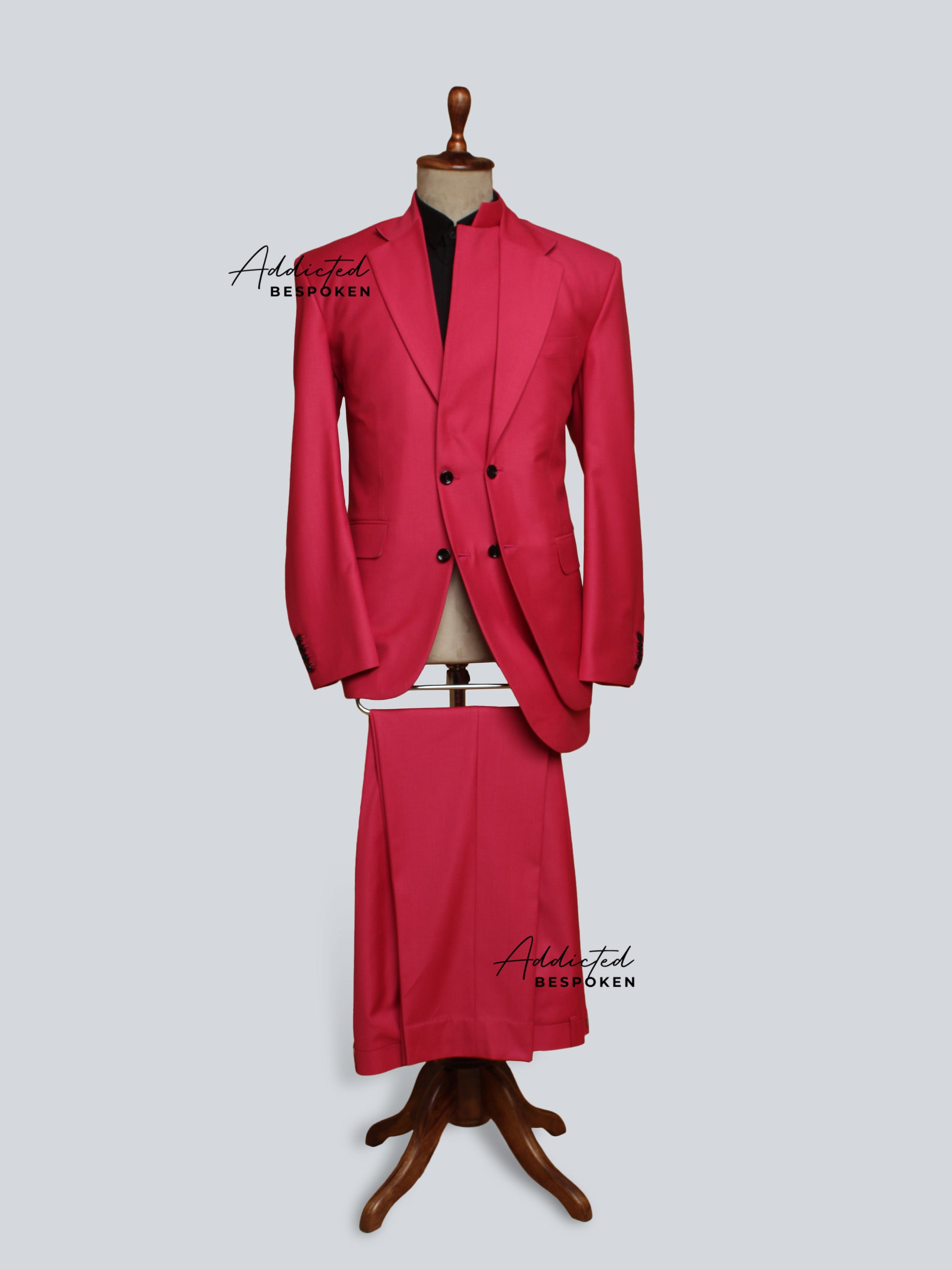 Fuchsia Double-Breasted Suit