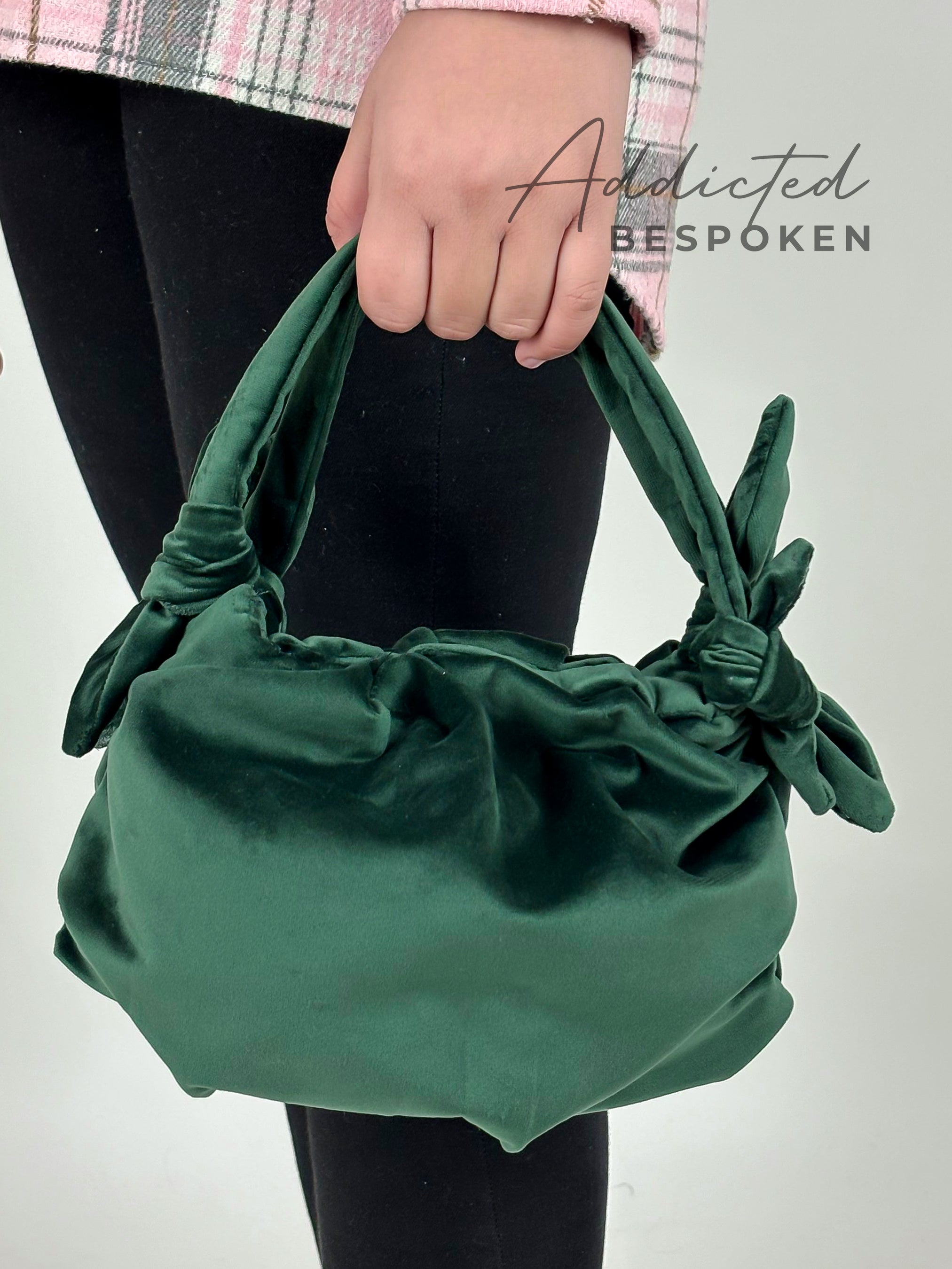 Green Furoshiki Knot Bag