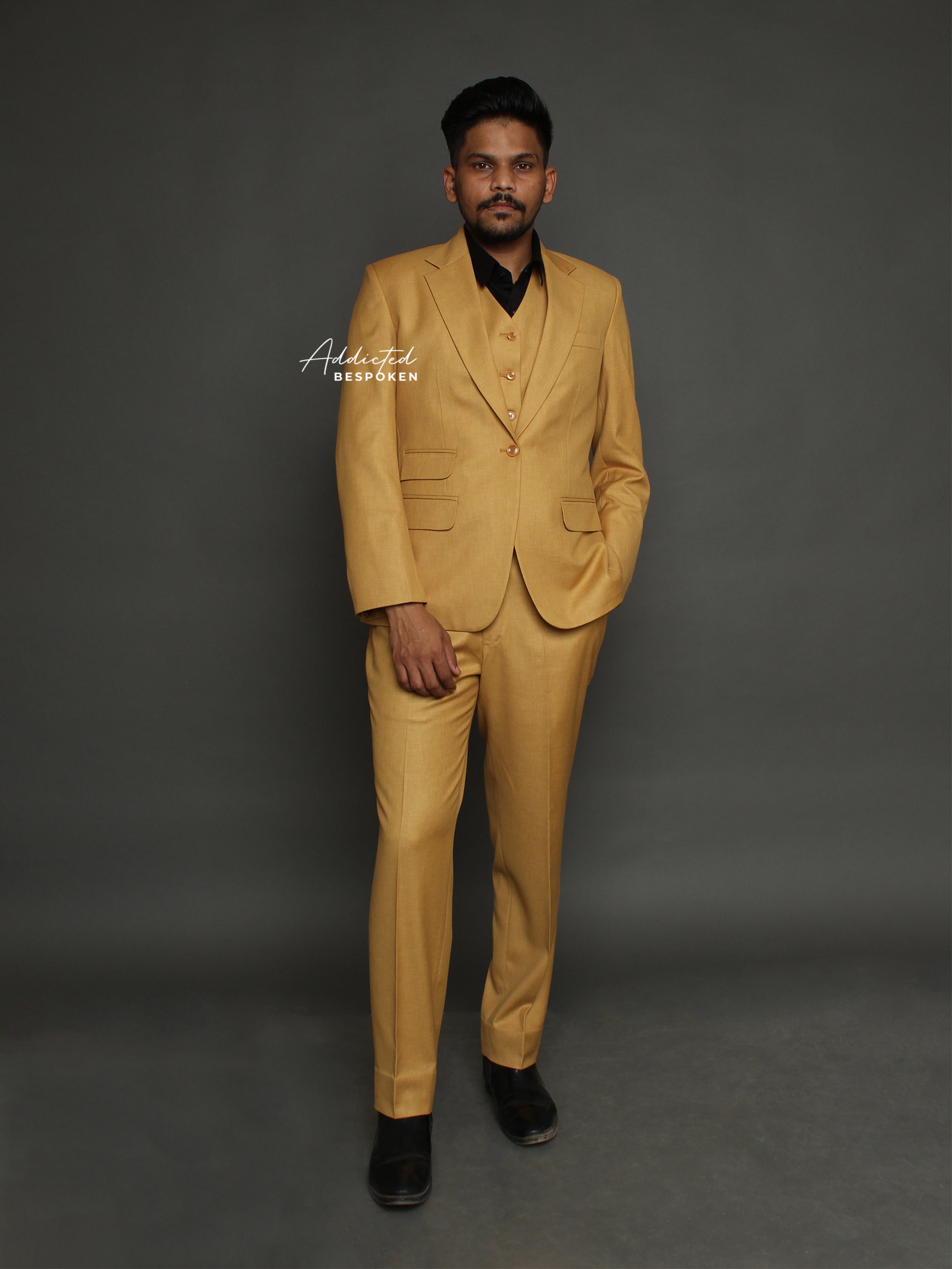 Mustard Wedding  Suit