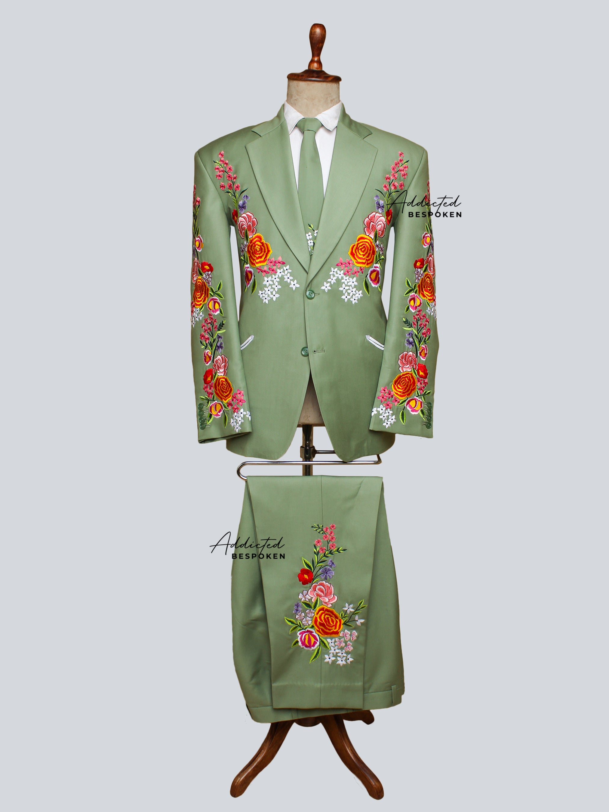 Palm Green Wedding Suit