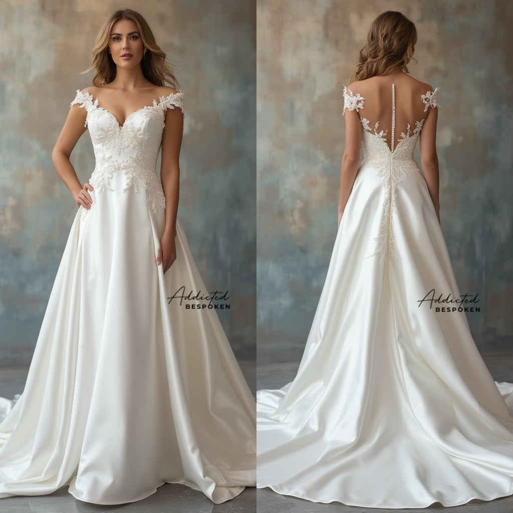 Opaline Wing Gown