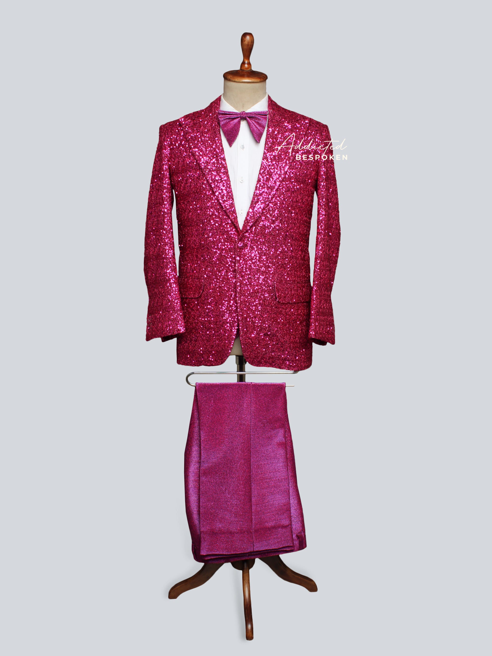 Dazzling Sequin Embroidered Suit