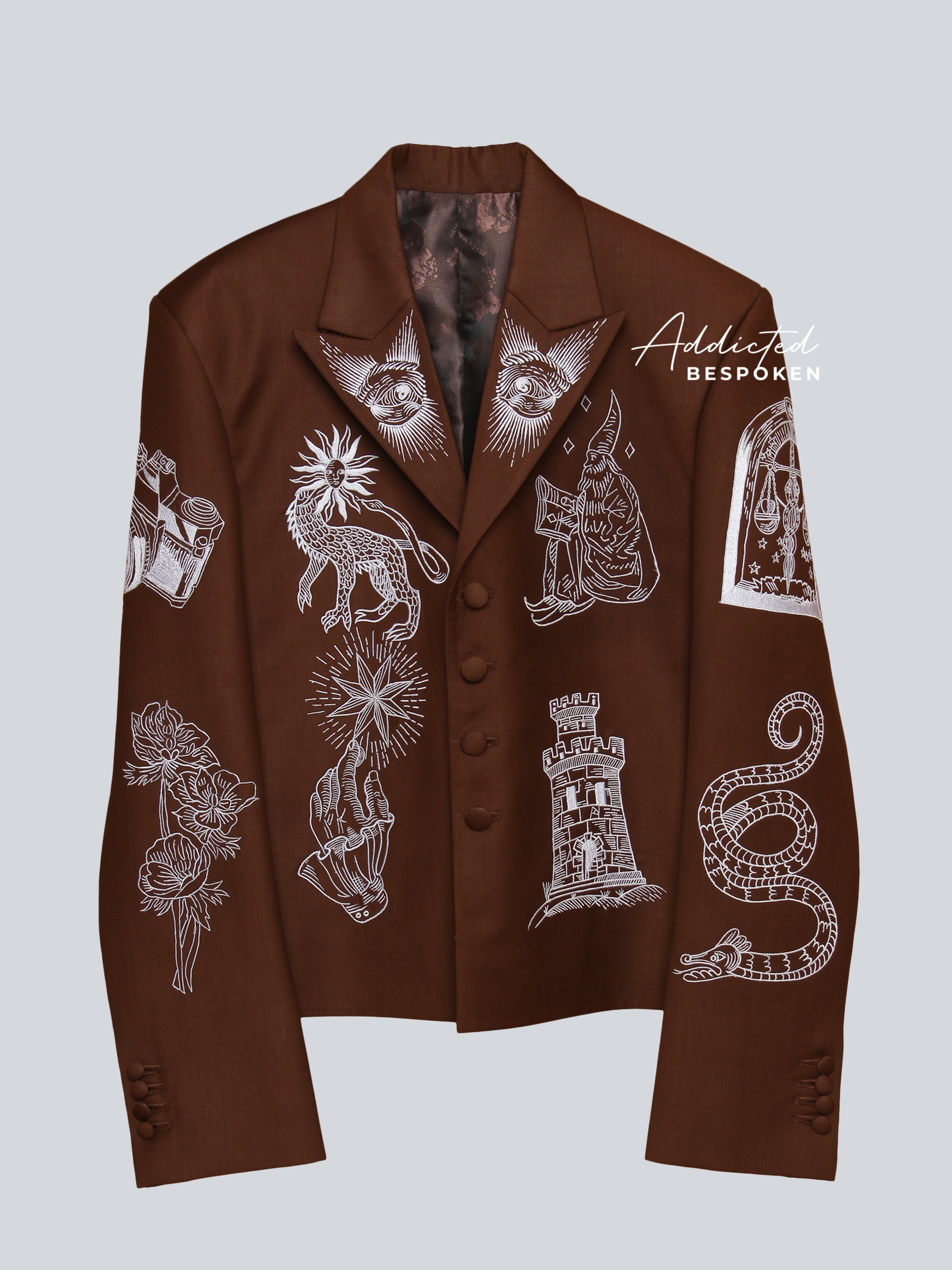 Mystic Motif Embroidered Suit