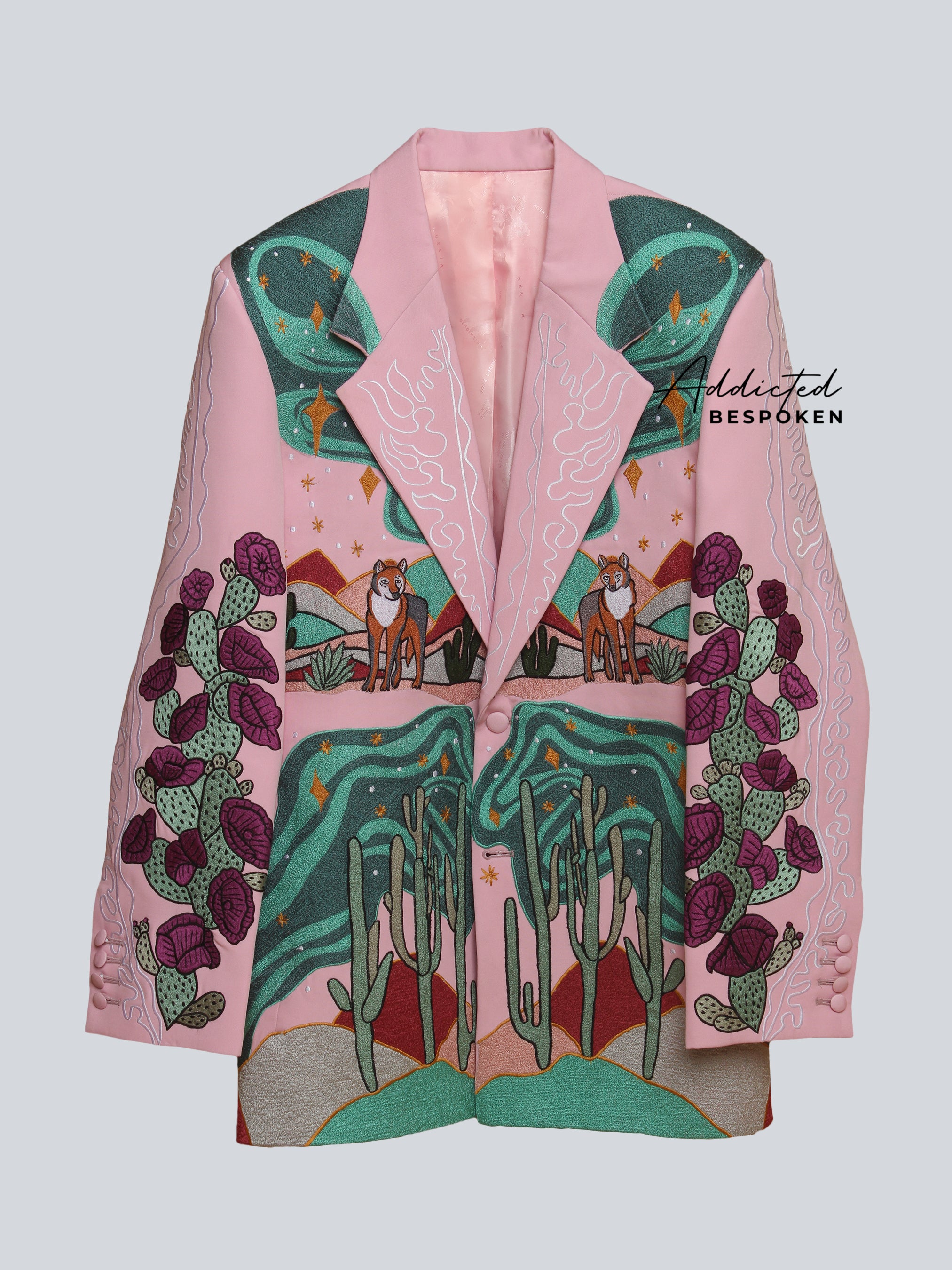 Desert Mirage Embroidered Suit