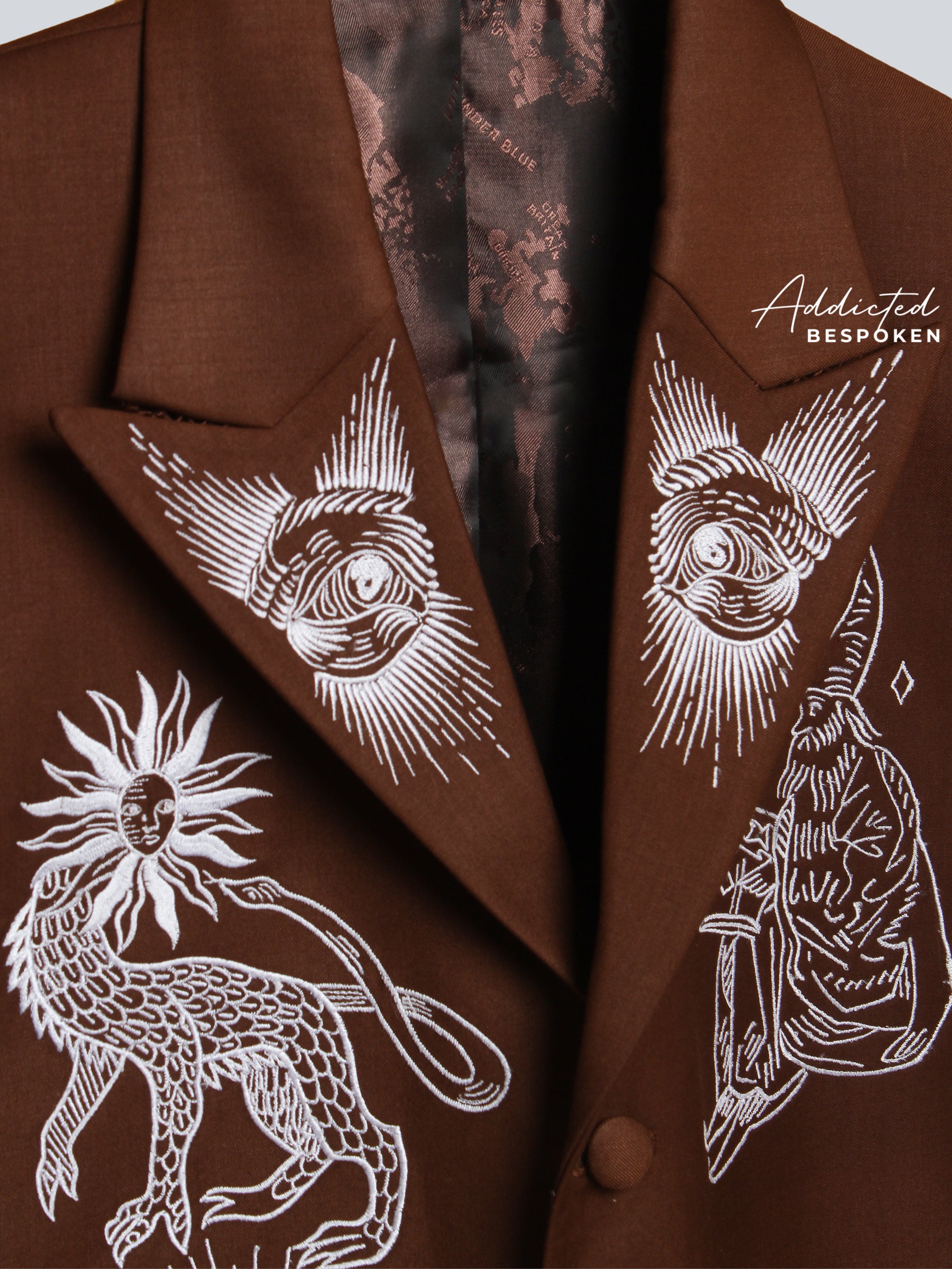 Mystic Motif Embroidered Suit