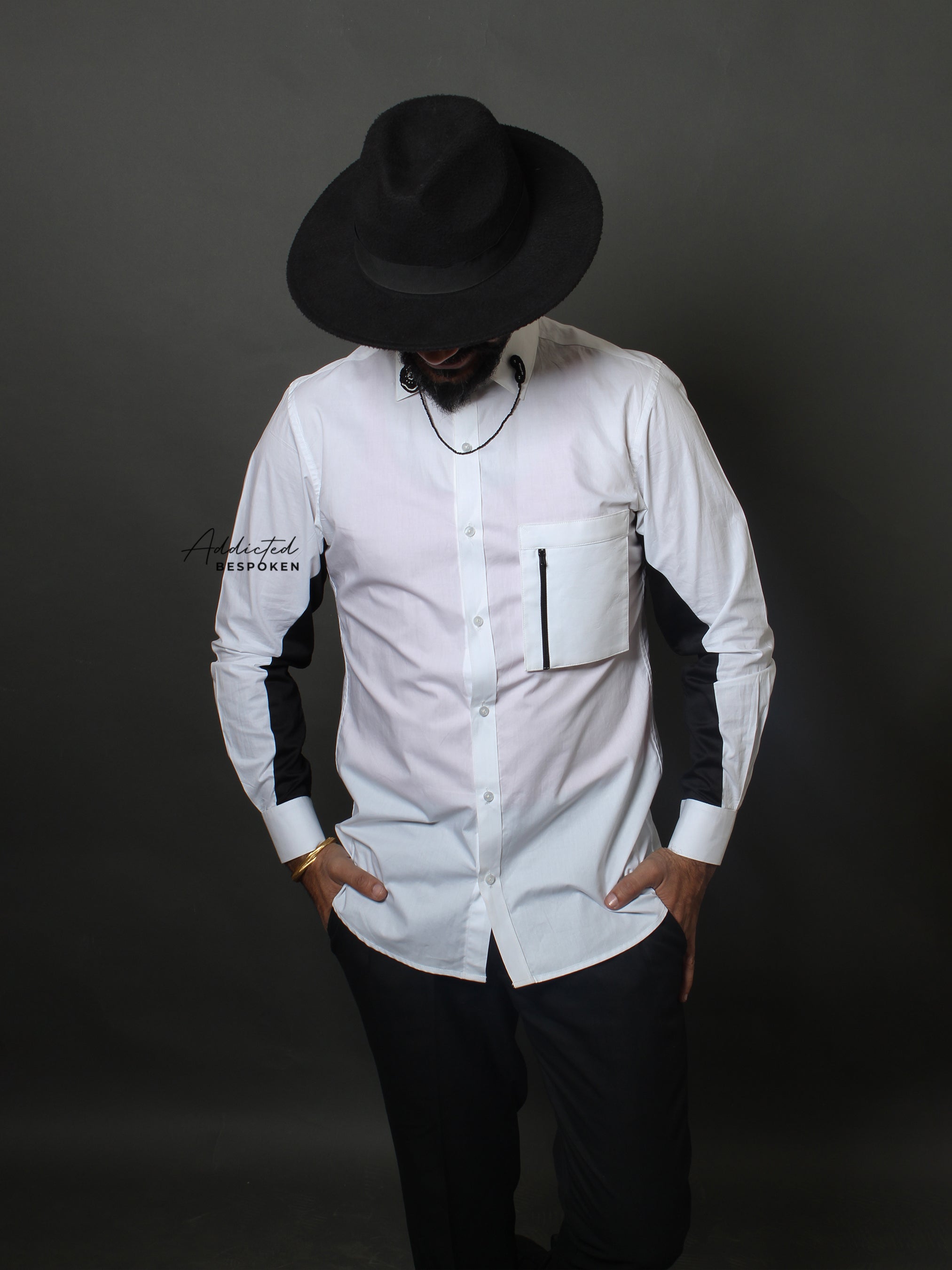 Bicolor Cotton Shirt