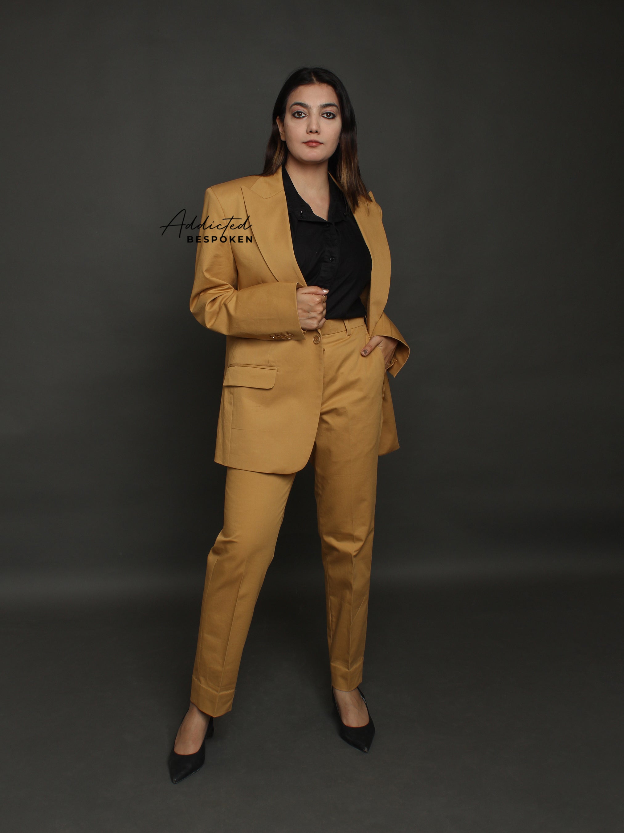 Mustard Elegance Suit