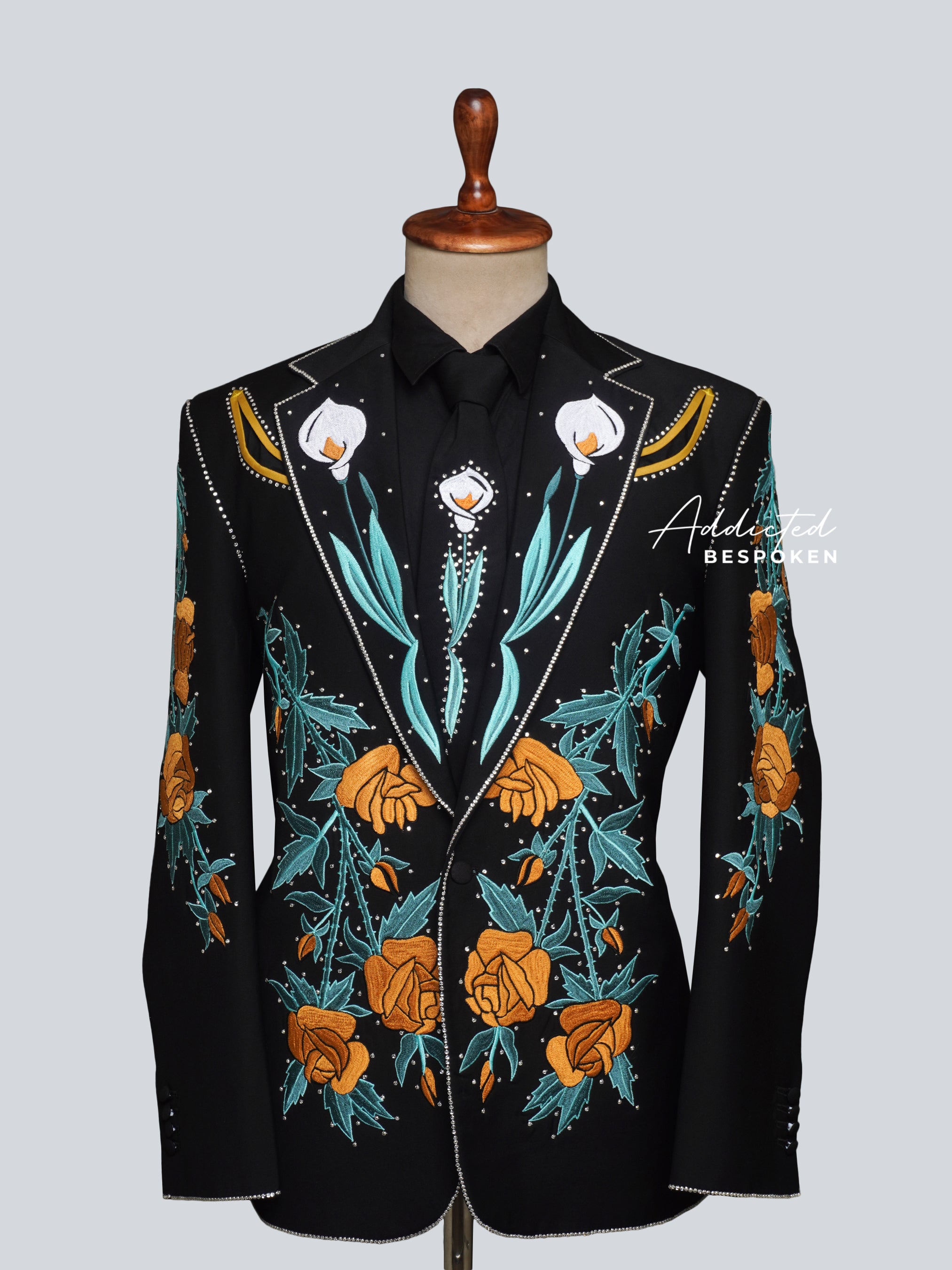 Blooming Majesty Embroidered Suit