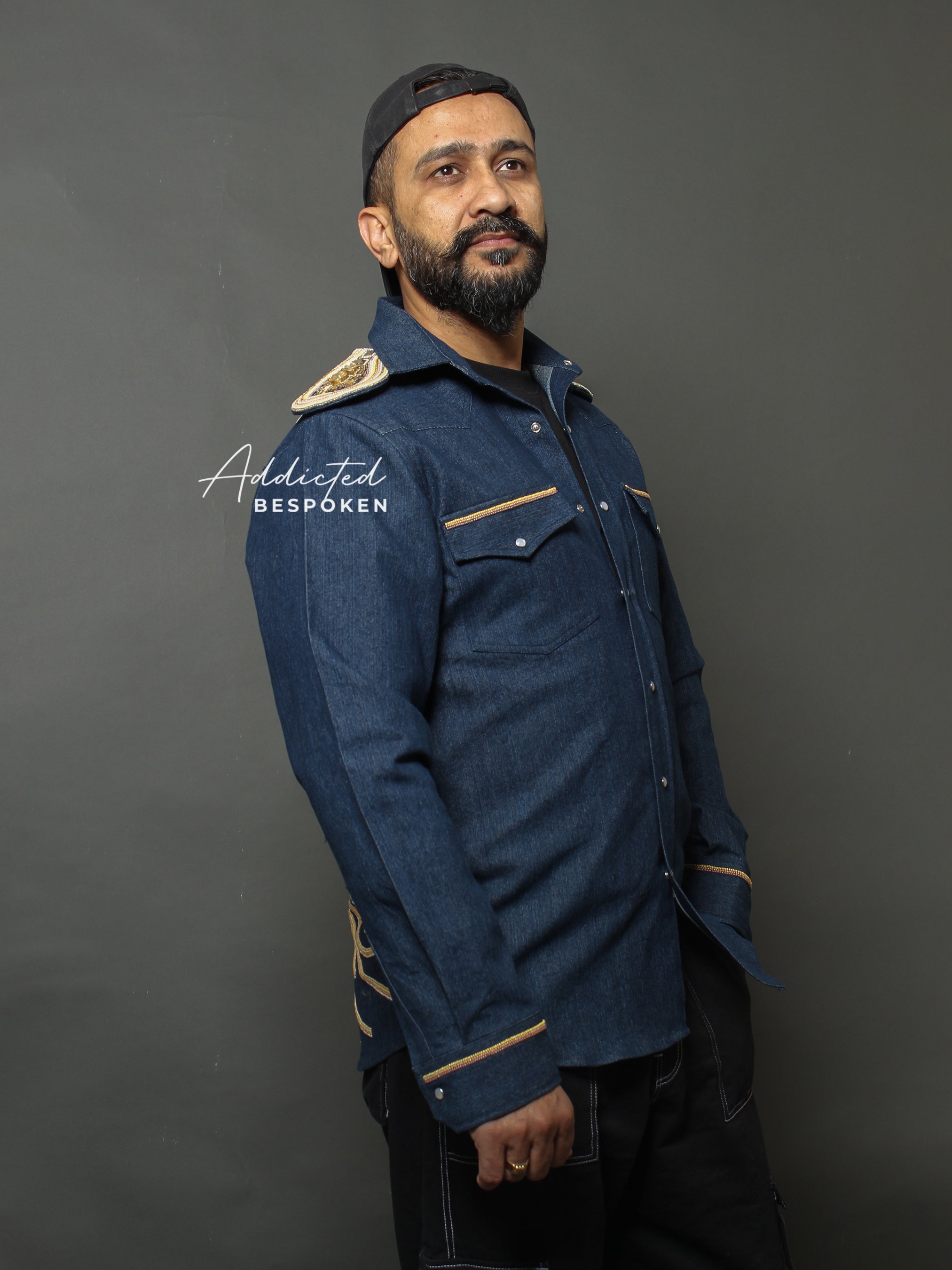 Royal Denim Lion Shirt