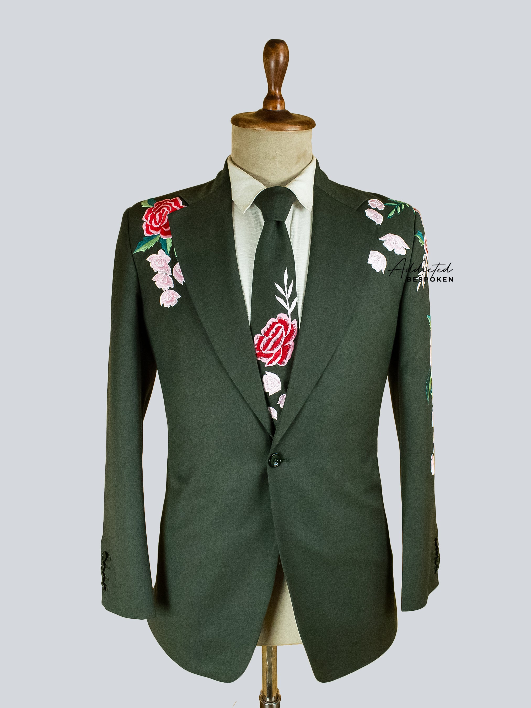 Floral Cocktail Elegance Suit