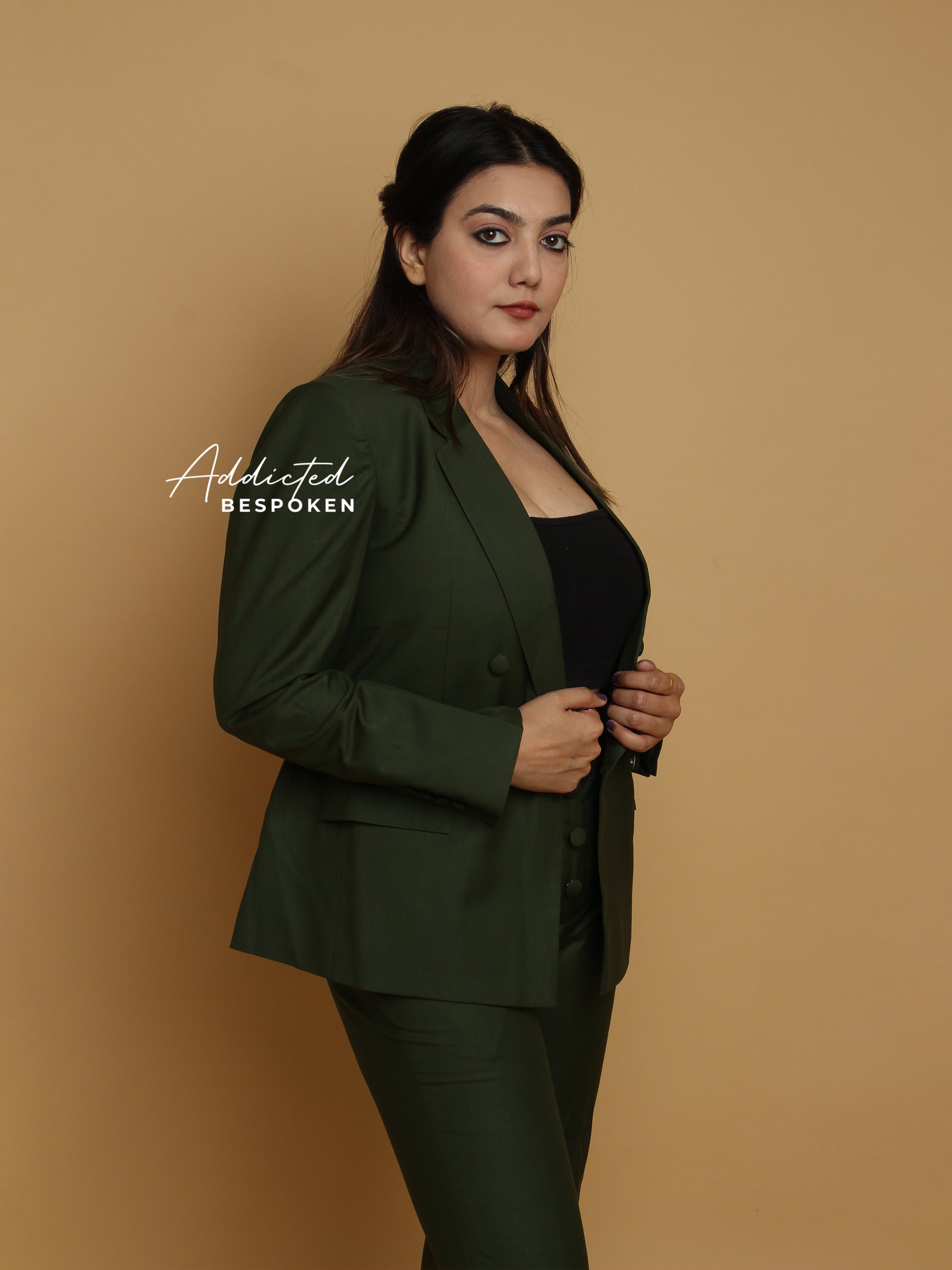 Green Bespoke Formal Pantsuit (CLS)