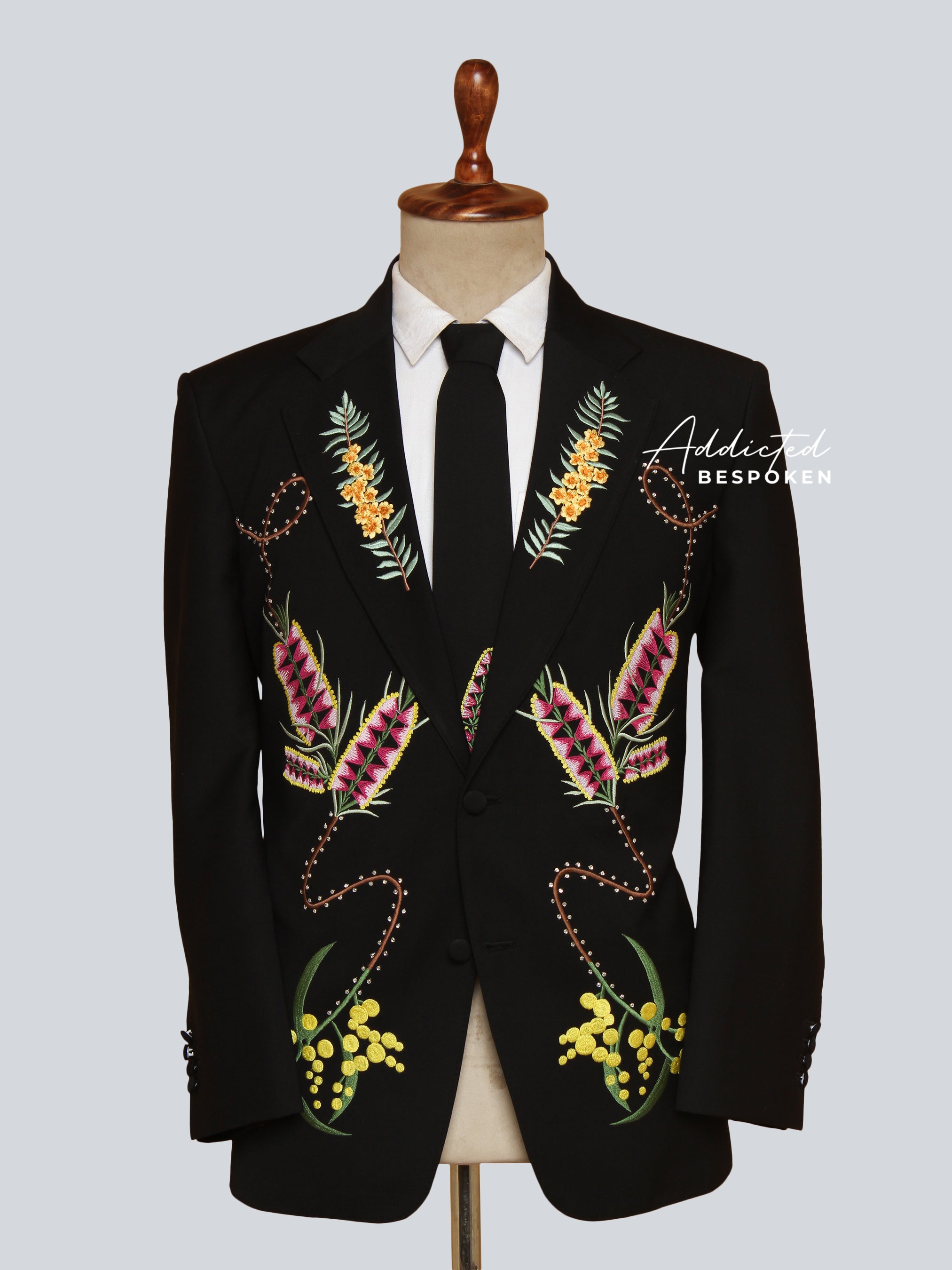 Floral Reverie Embroidered Suit