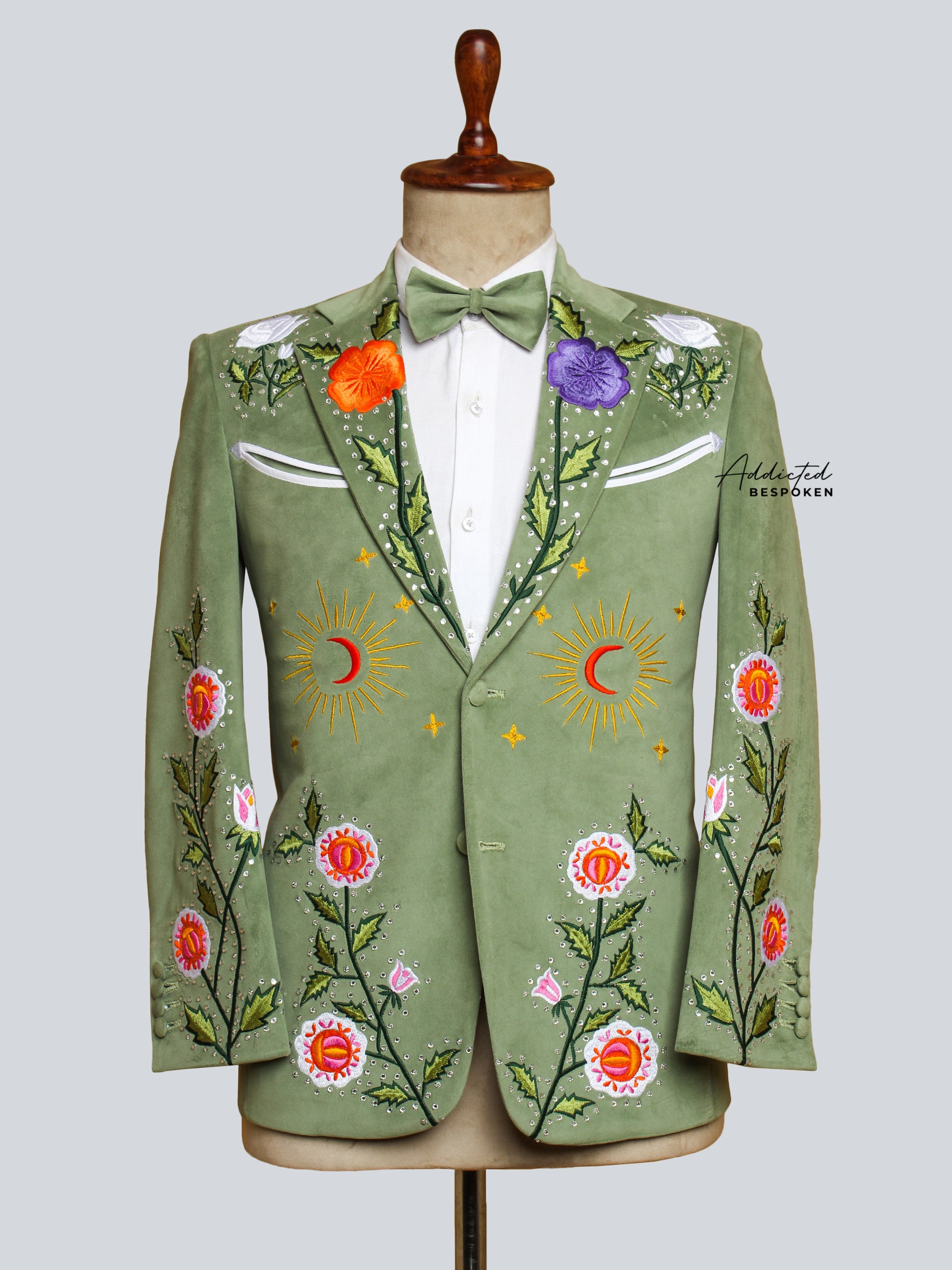 Verdant Florida Embroidered Suit