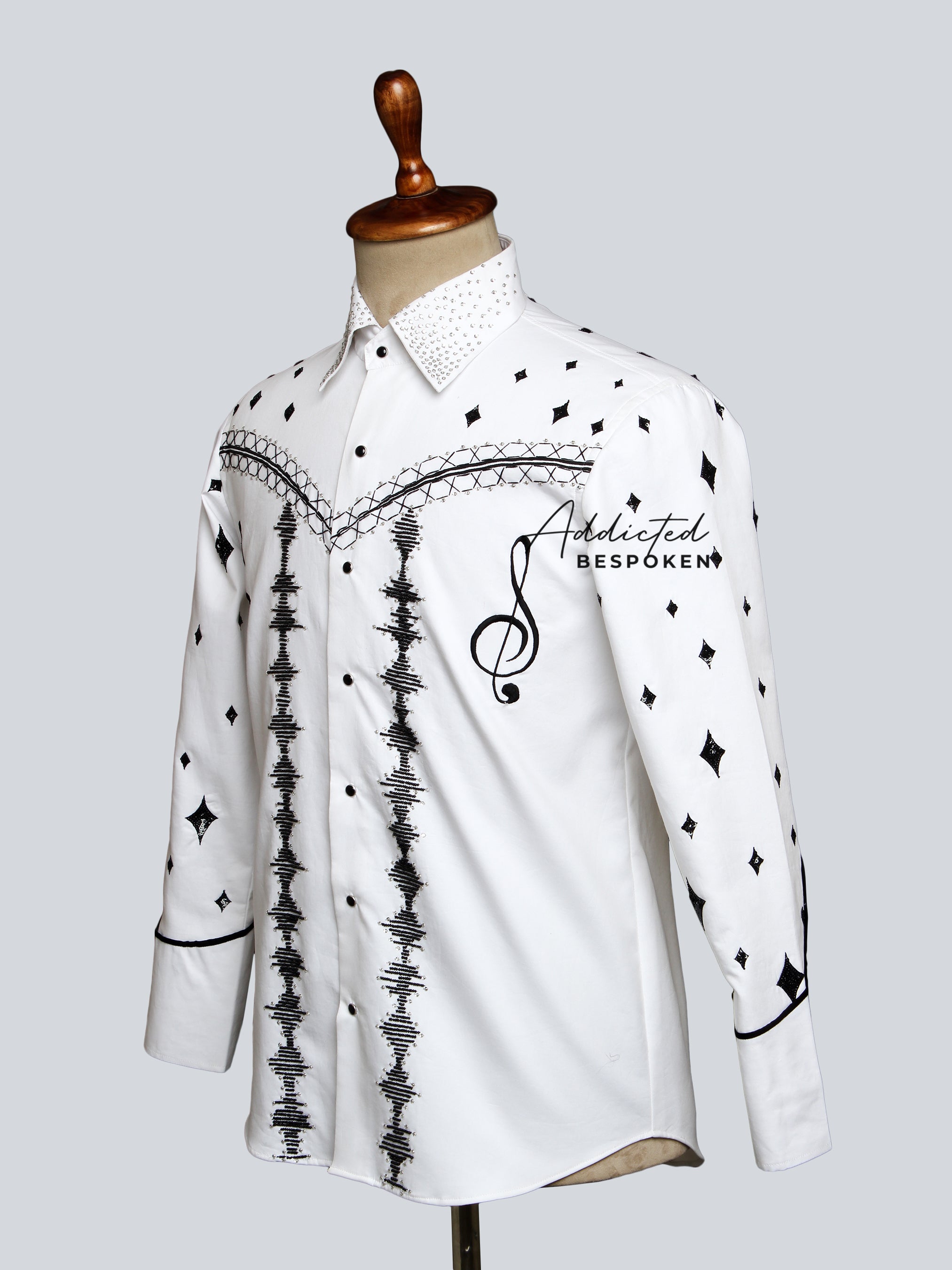 Night Symphonies Embroidered Shirt