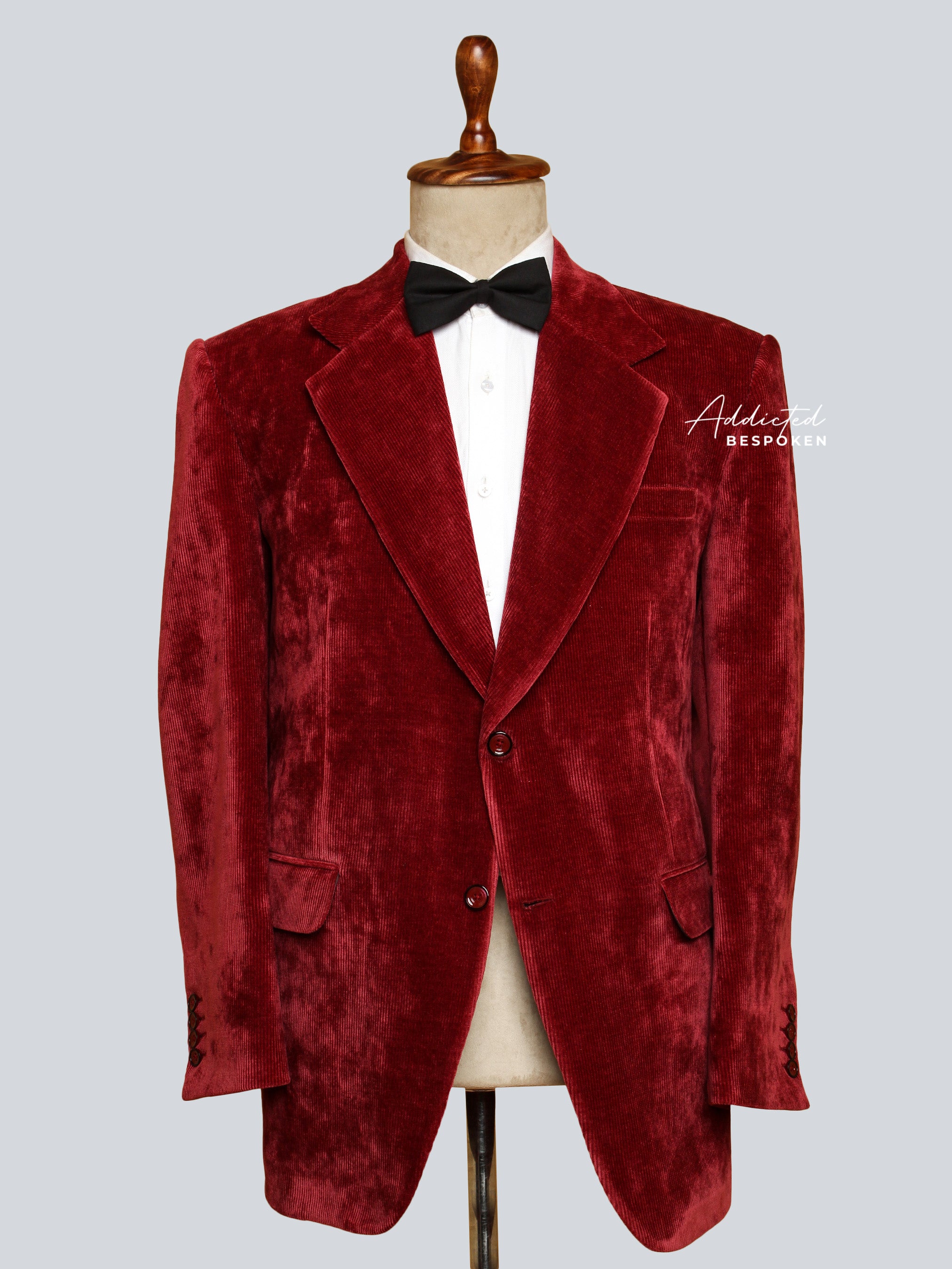 Red single-Breasted suit