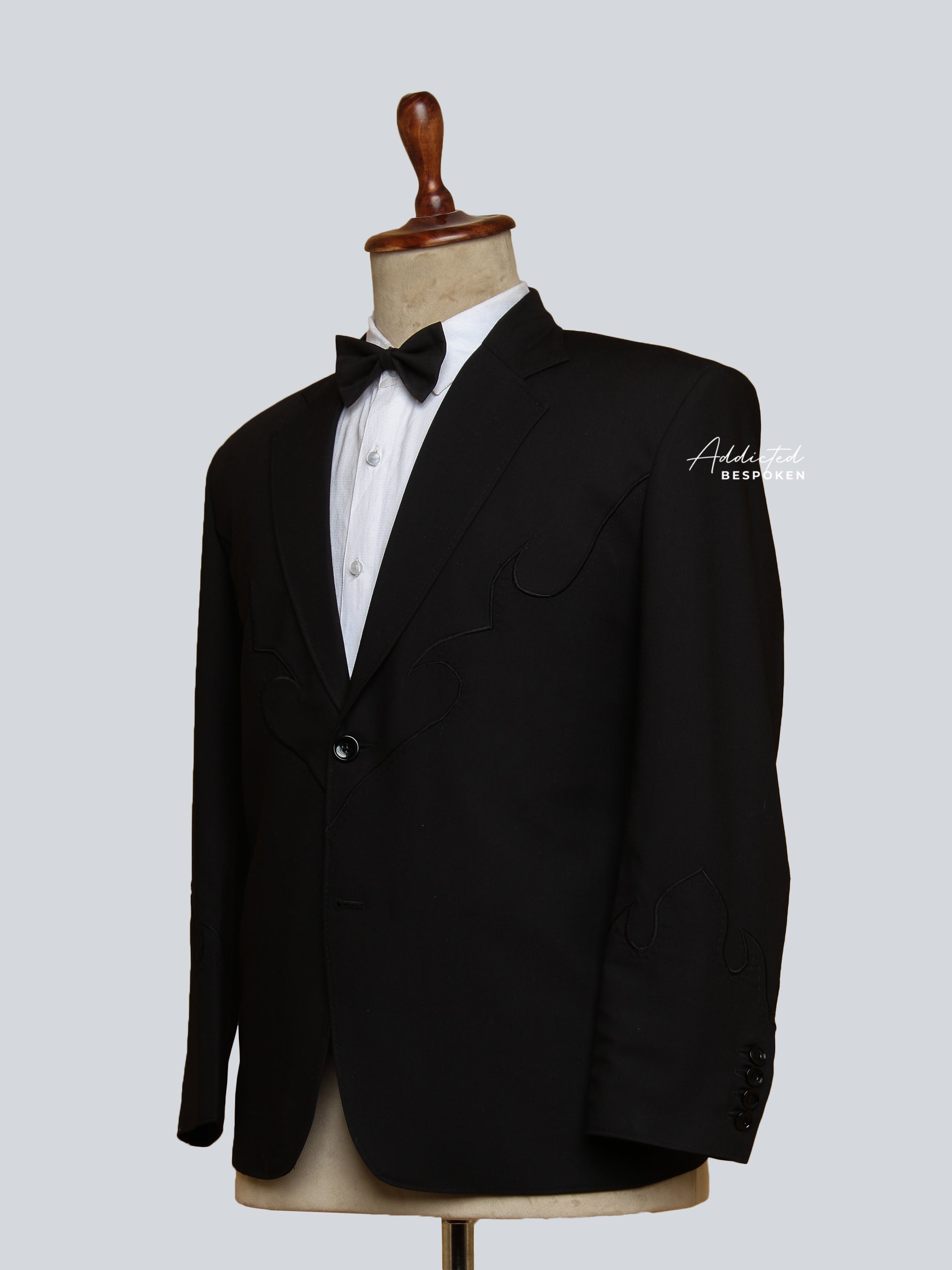 Black Peak Lapel Suit
