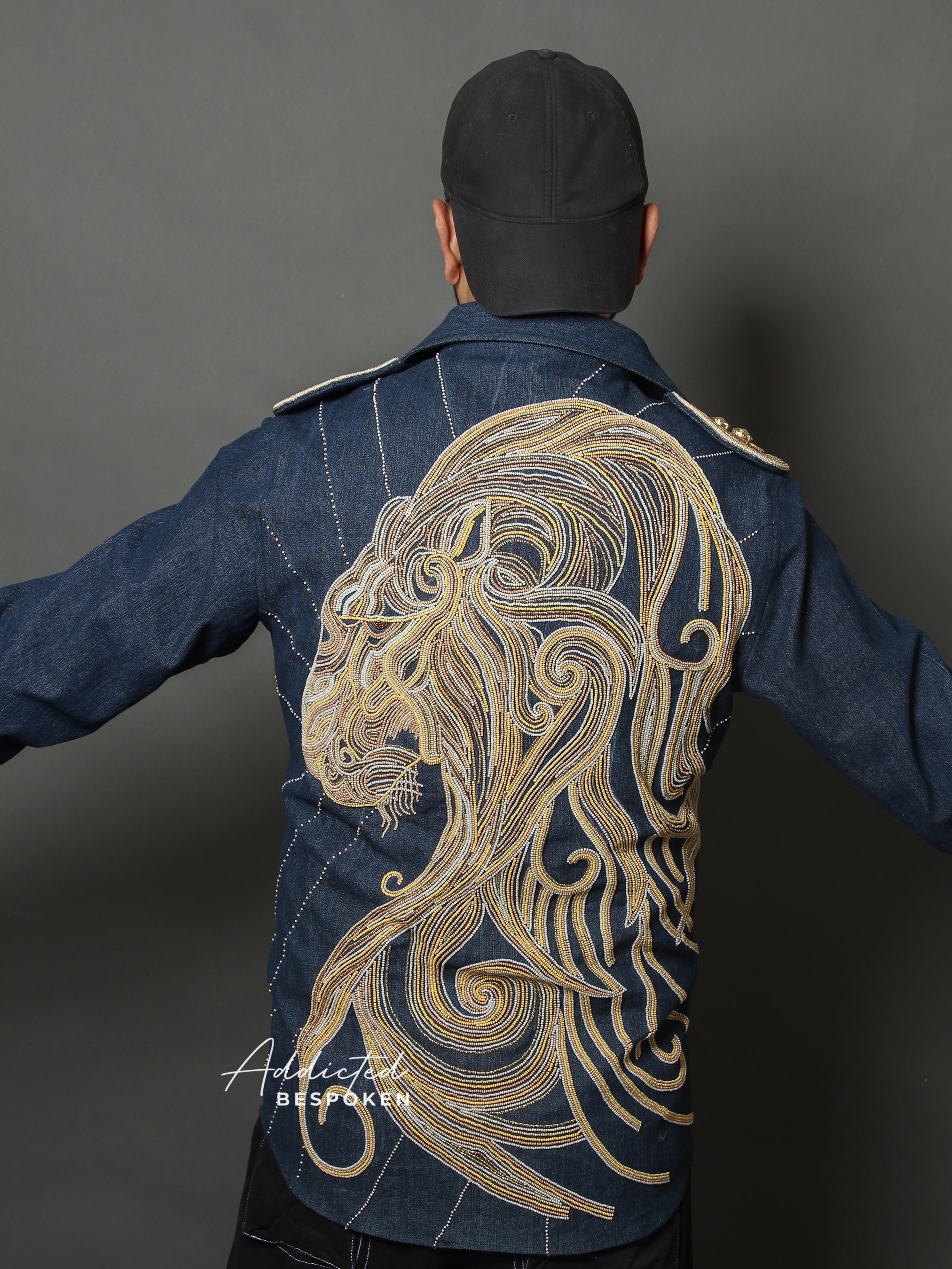 Royal Denim Lion Shirt