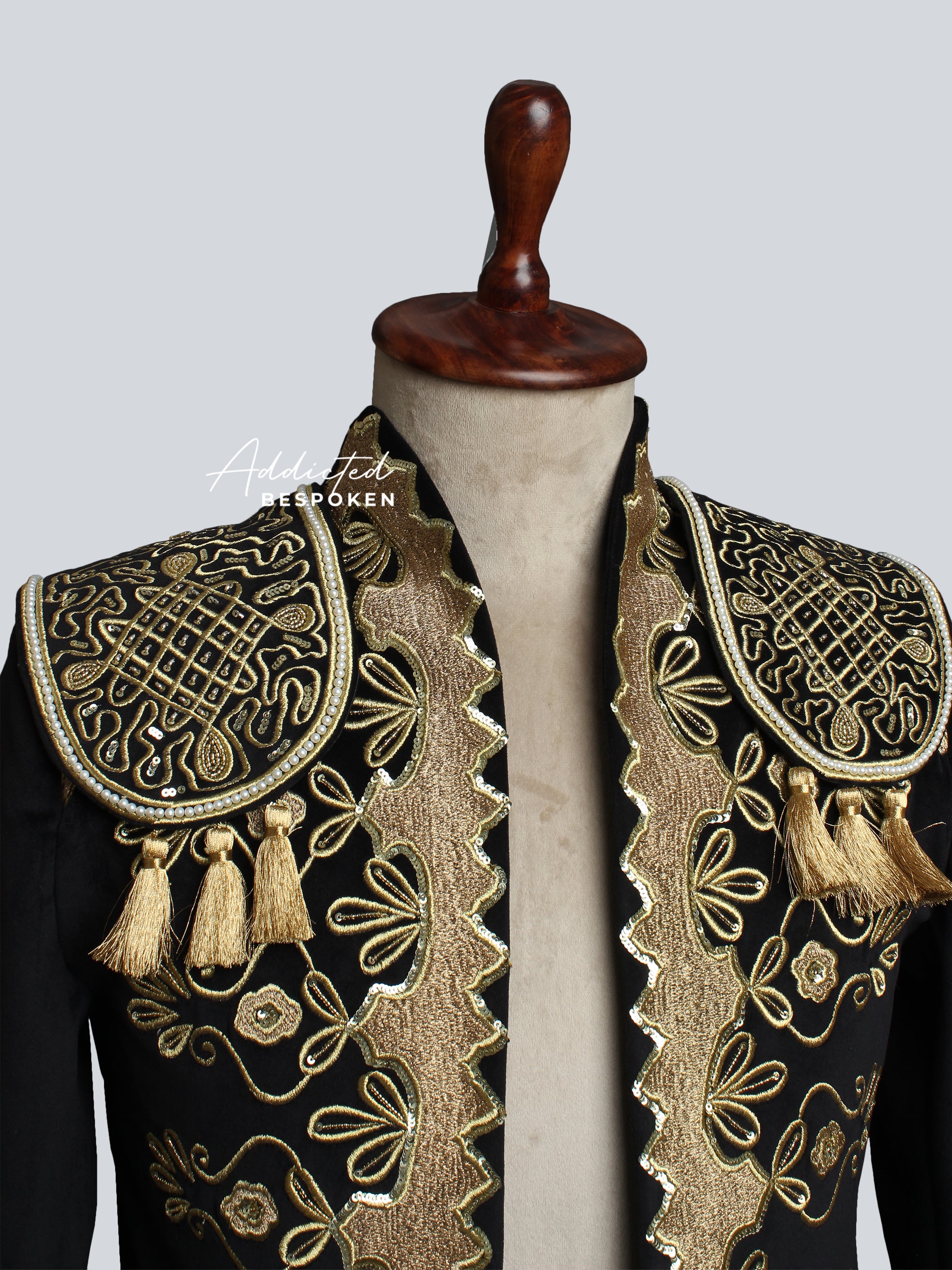 Black Golden Matador Coat