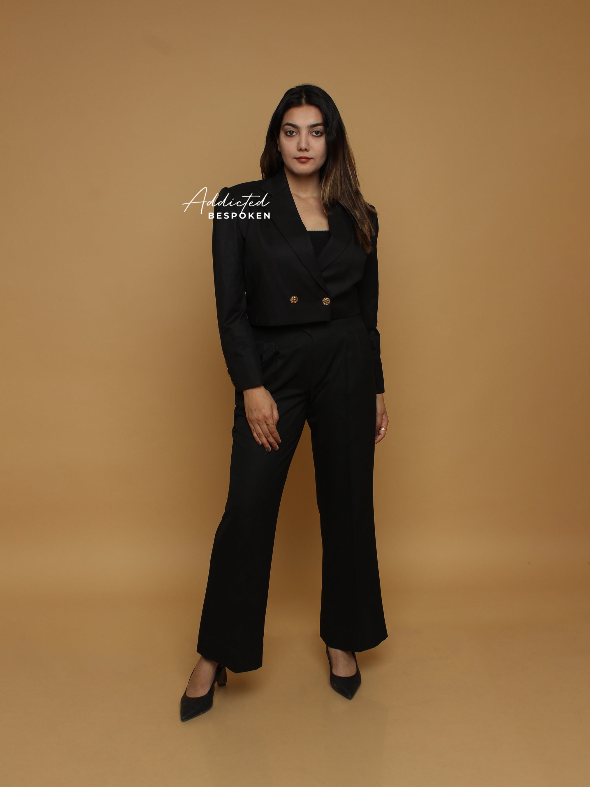 Midnight Crop Blazer & Pant(CLS)