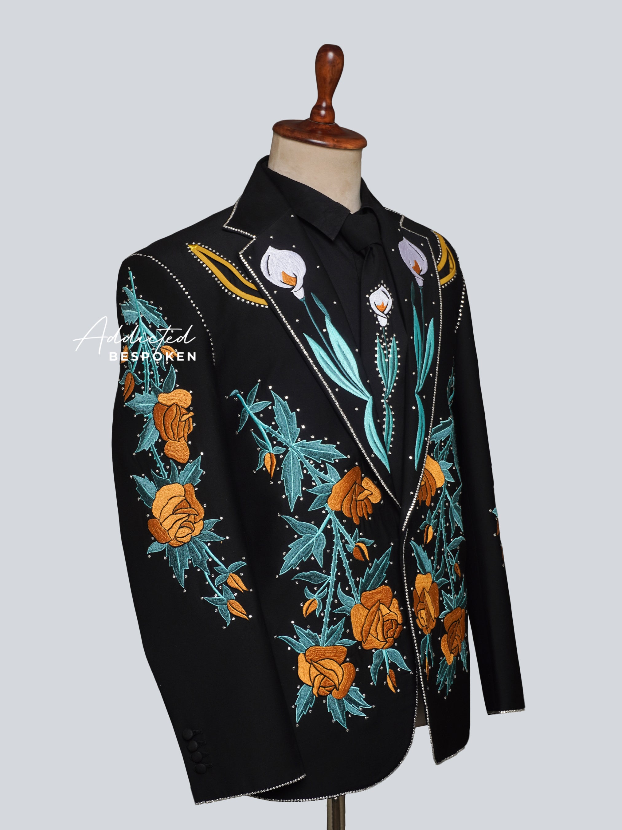 Blooming Majesty Embroidered Suit