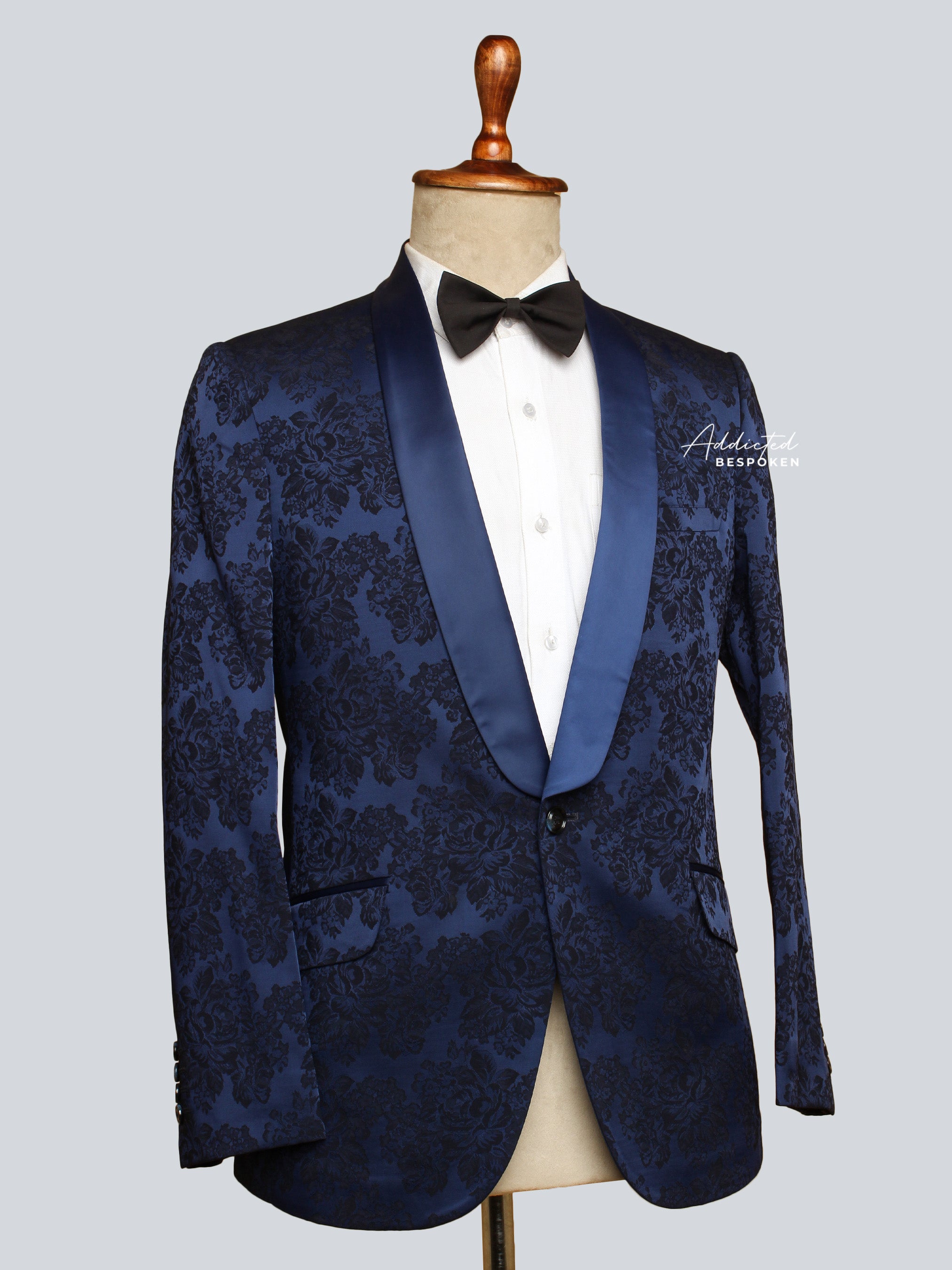 Blue Brocade Blazer(CLS)