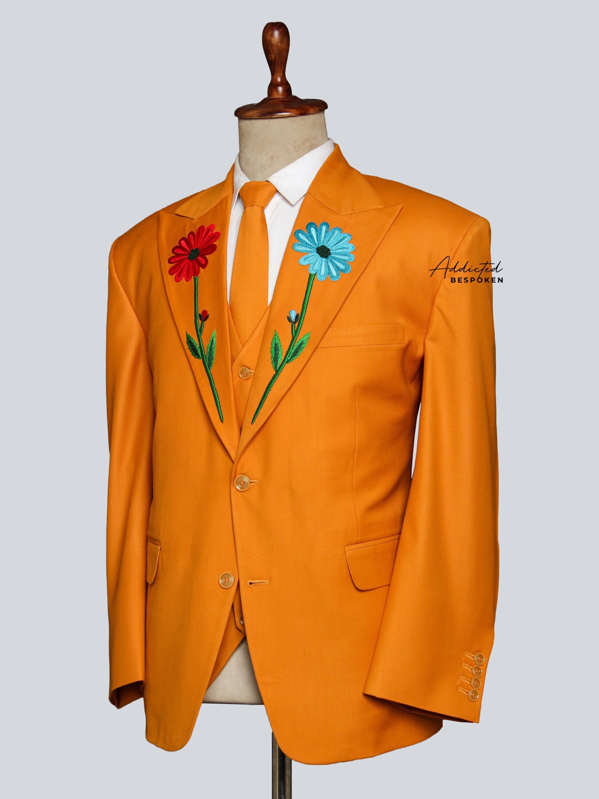 Ornate Lapel Country Western Suit