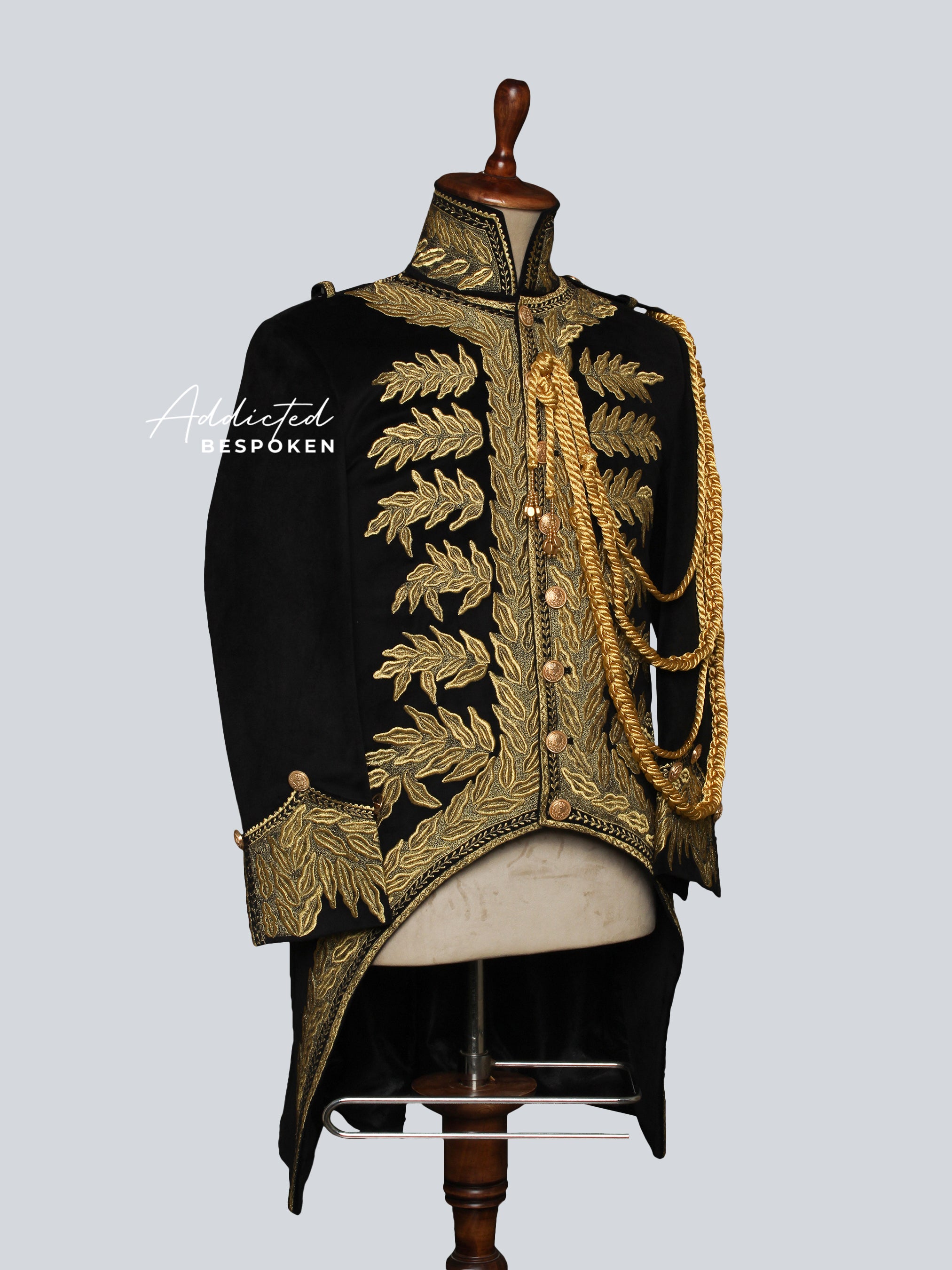 Custom-made Velvet Tailcoat