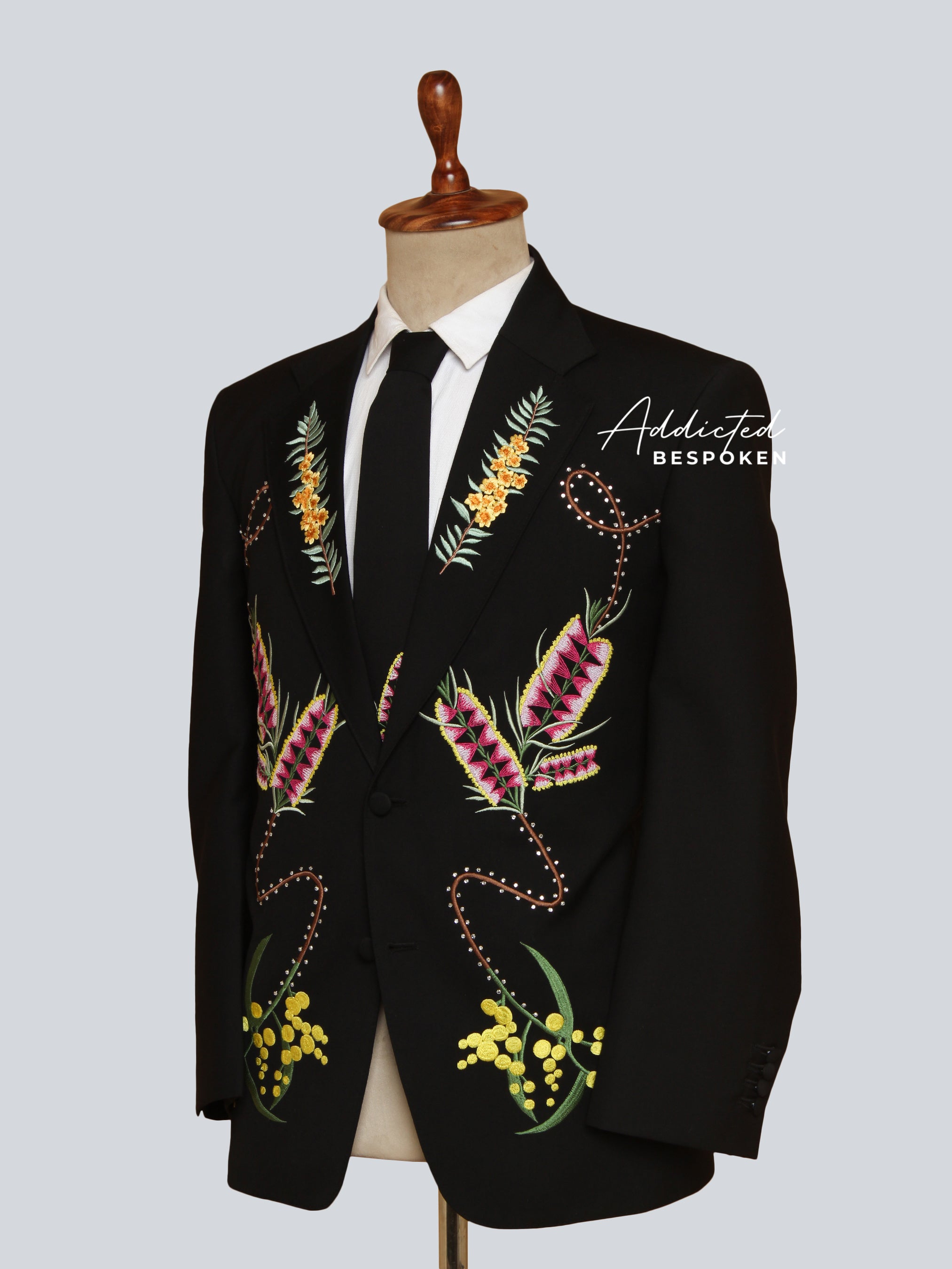 Floral Reverie Embroidered Suit