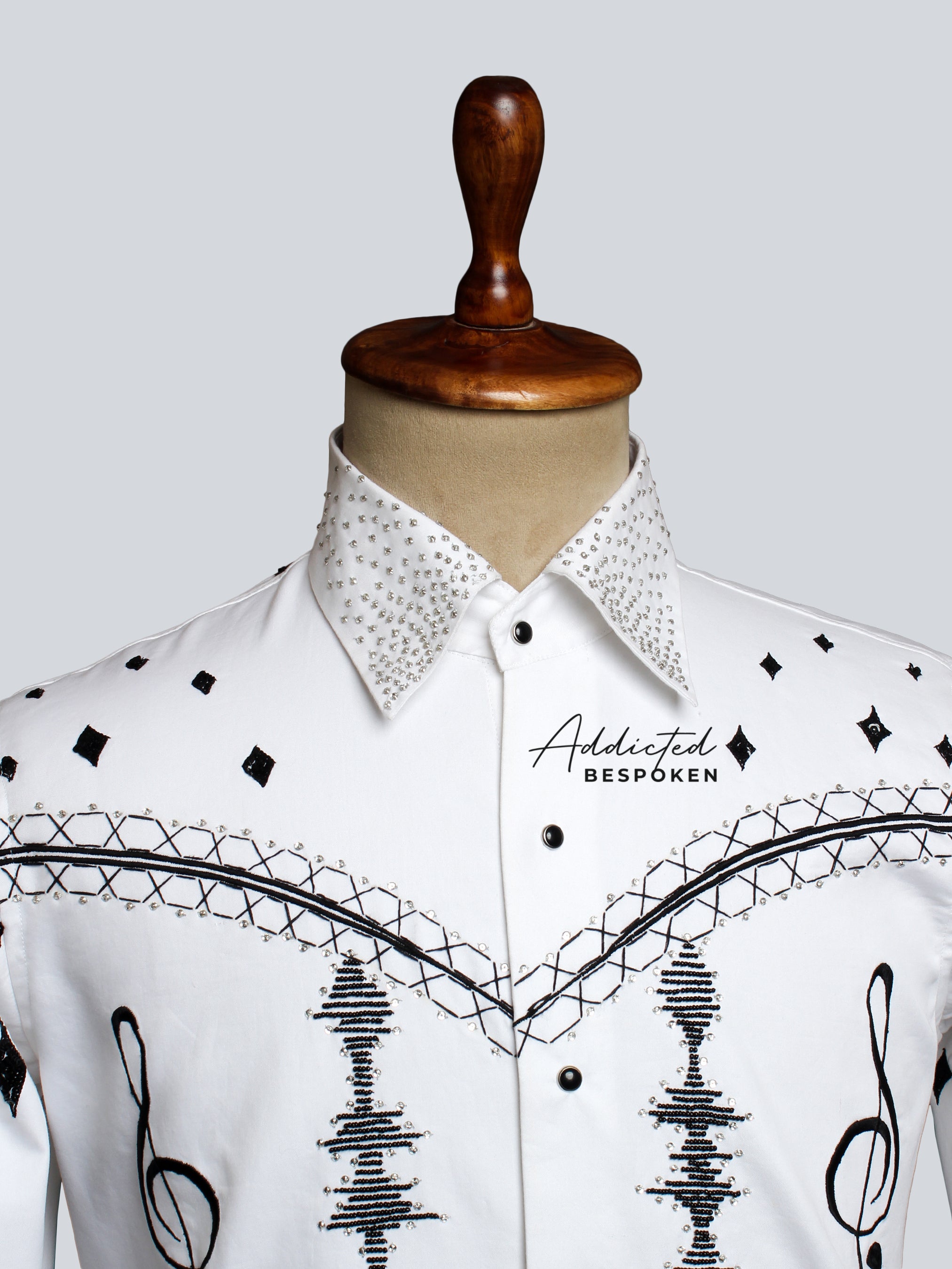 Night Symphonies Embroidered Shirt