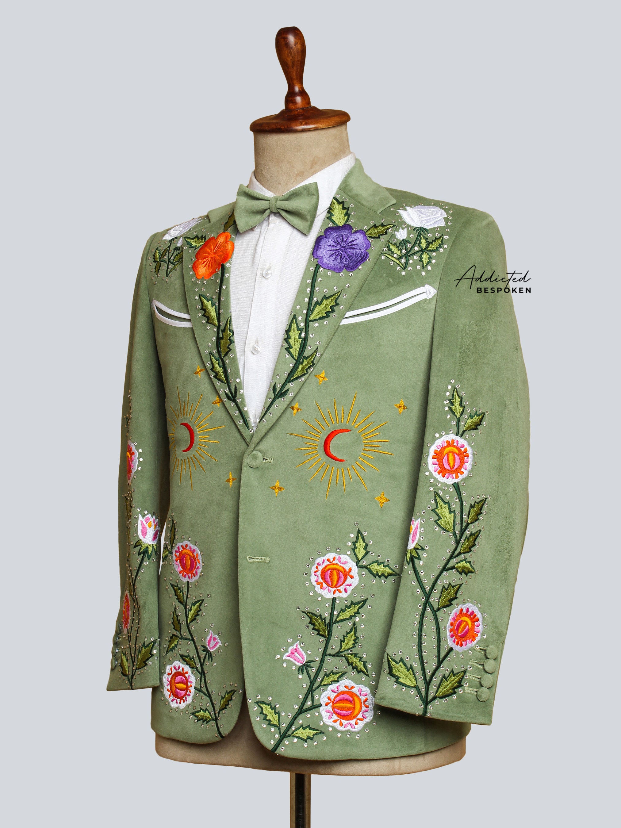 Verdant Florida Embroidered Suit