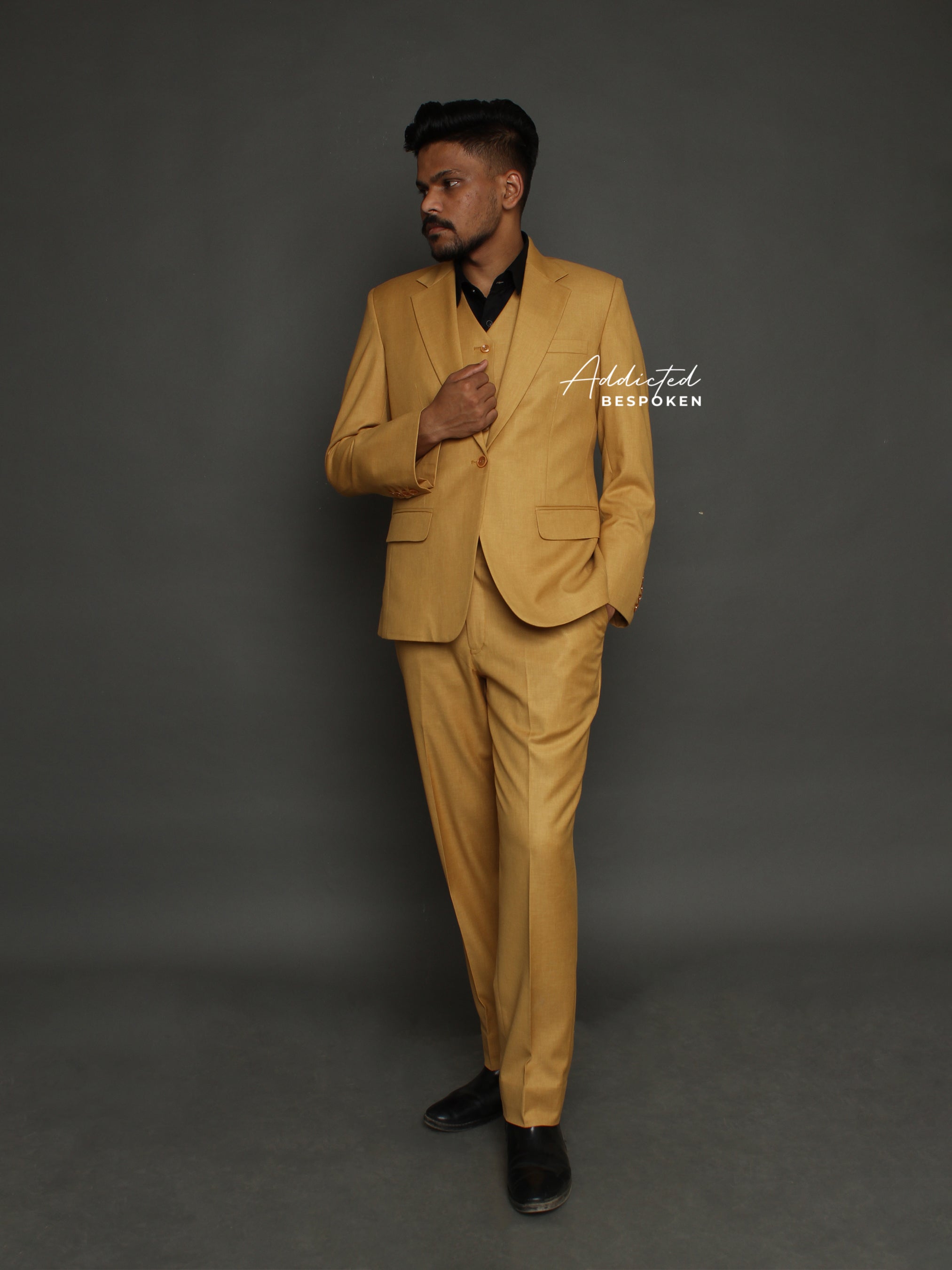 Mustard Wedding  Suit