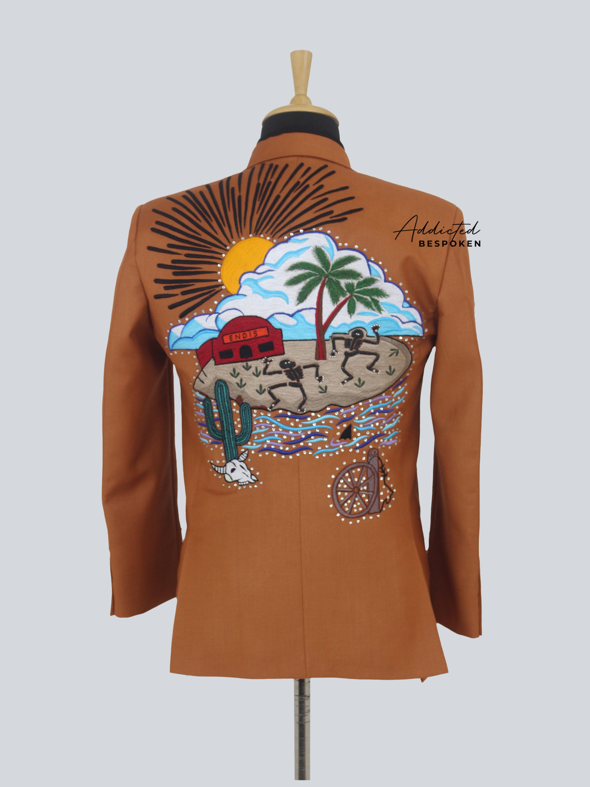 Vibrant Frontier Western Suit