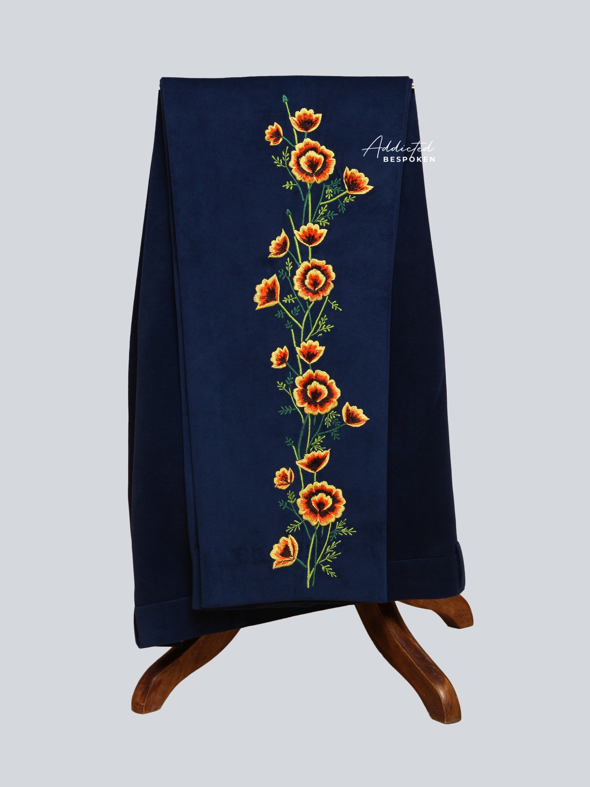 Peacock Embroidered Suit