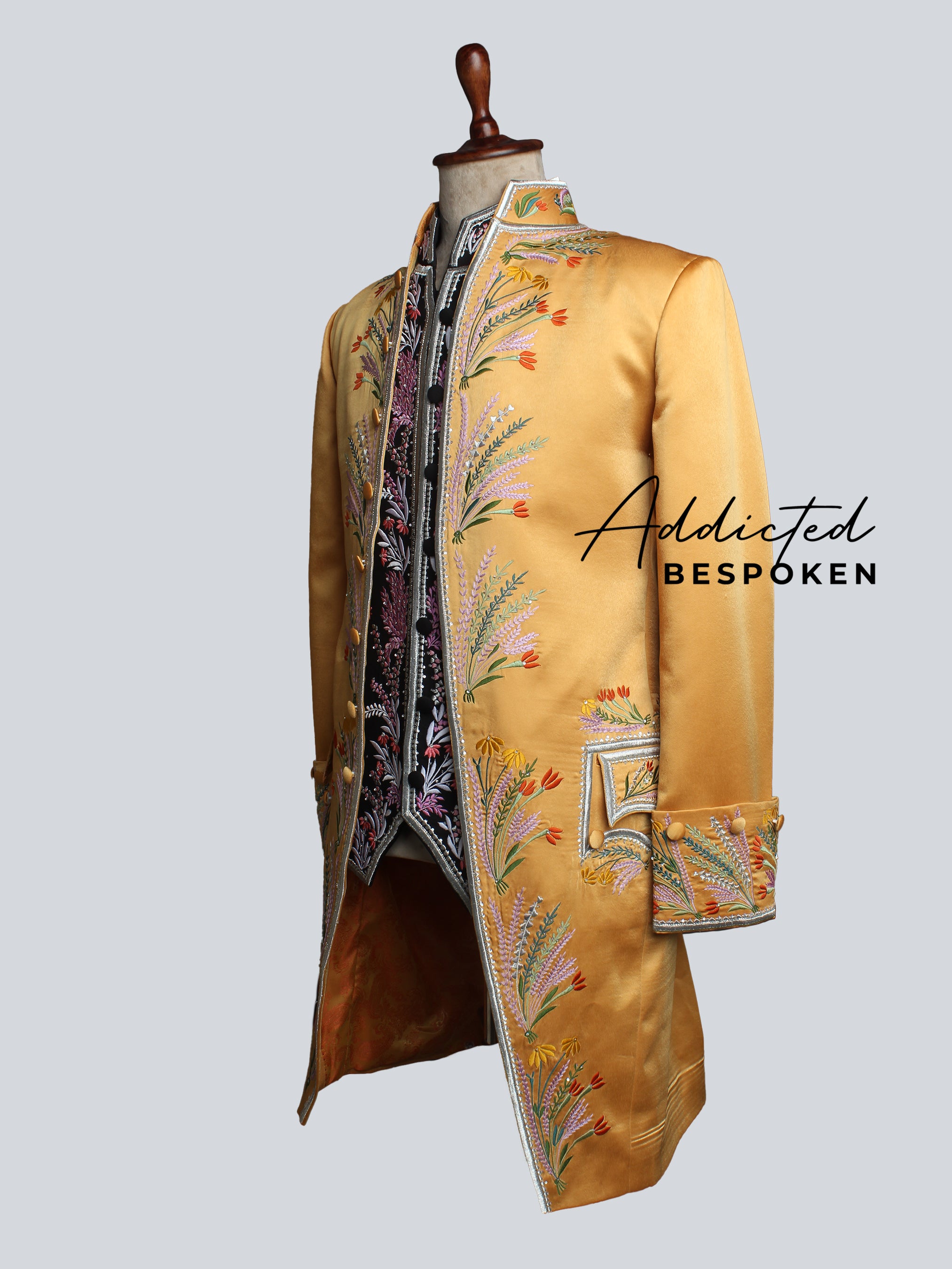 Yellow Satin Rococo Costume