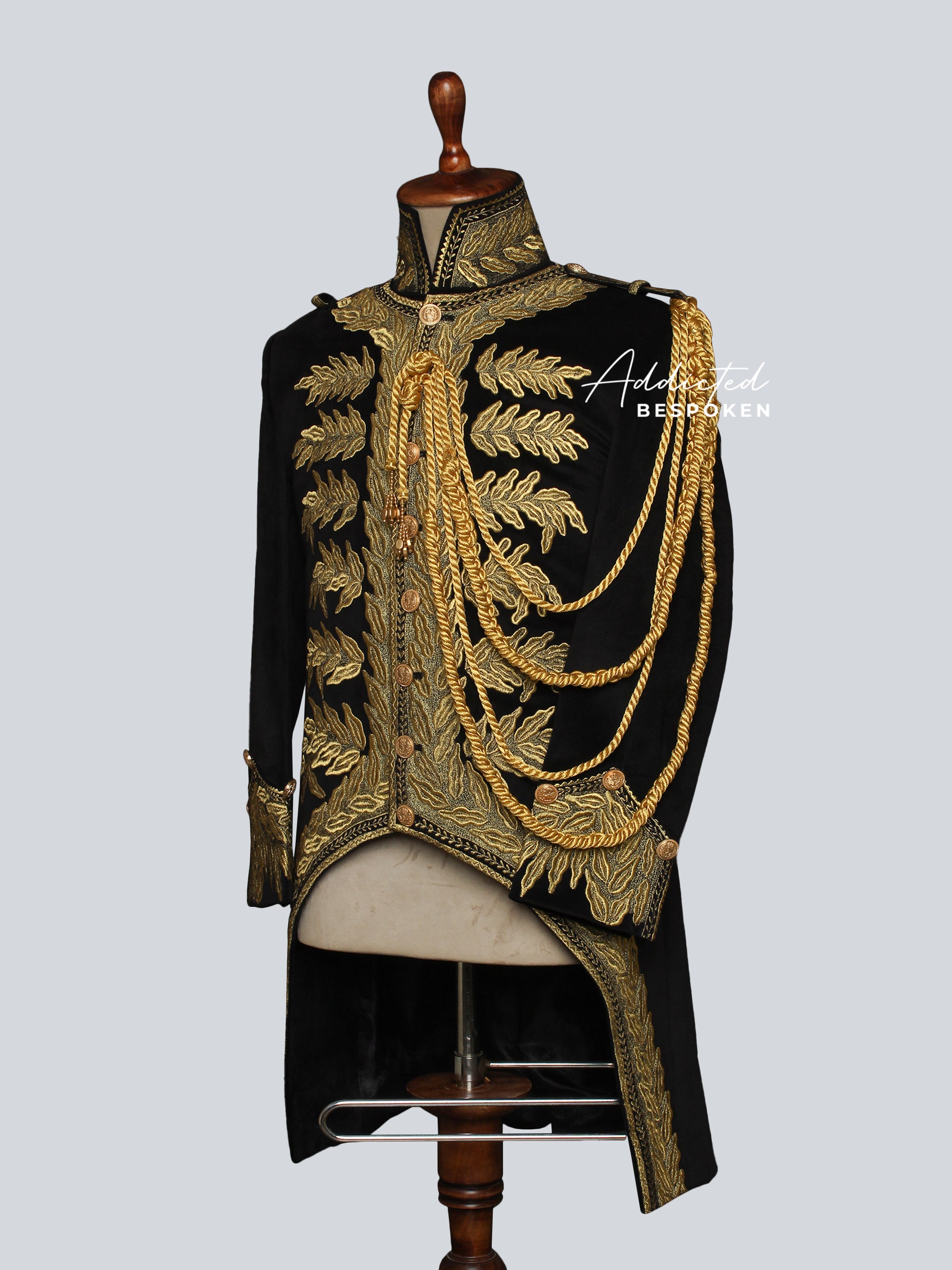 Custom-made Velvet Tailcoat