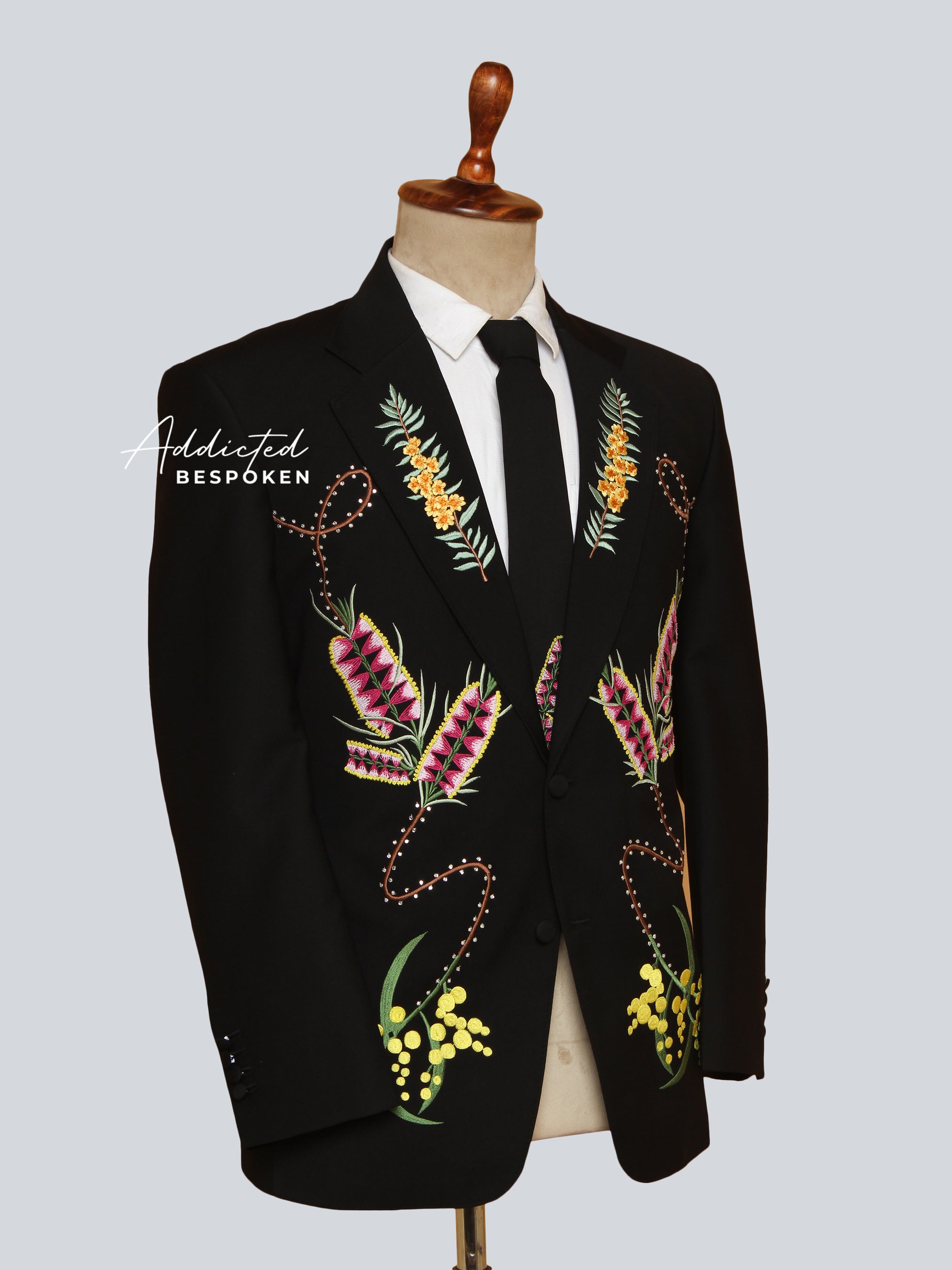 Floral Reverie Embroidered Suit