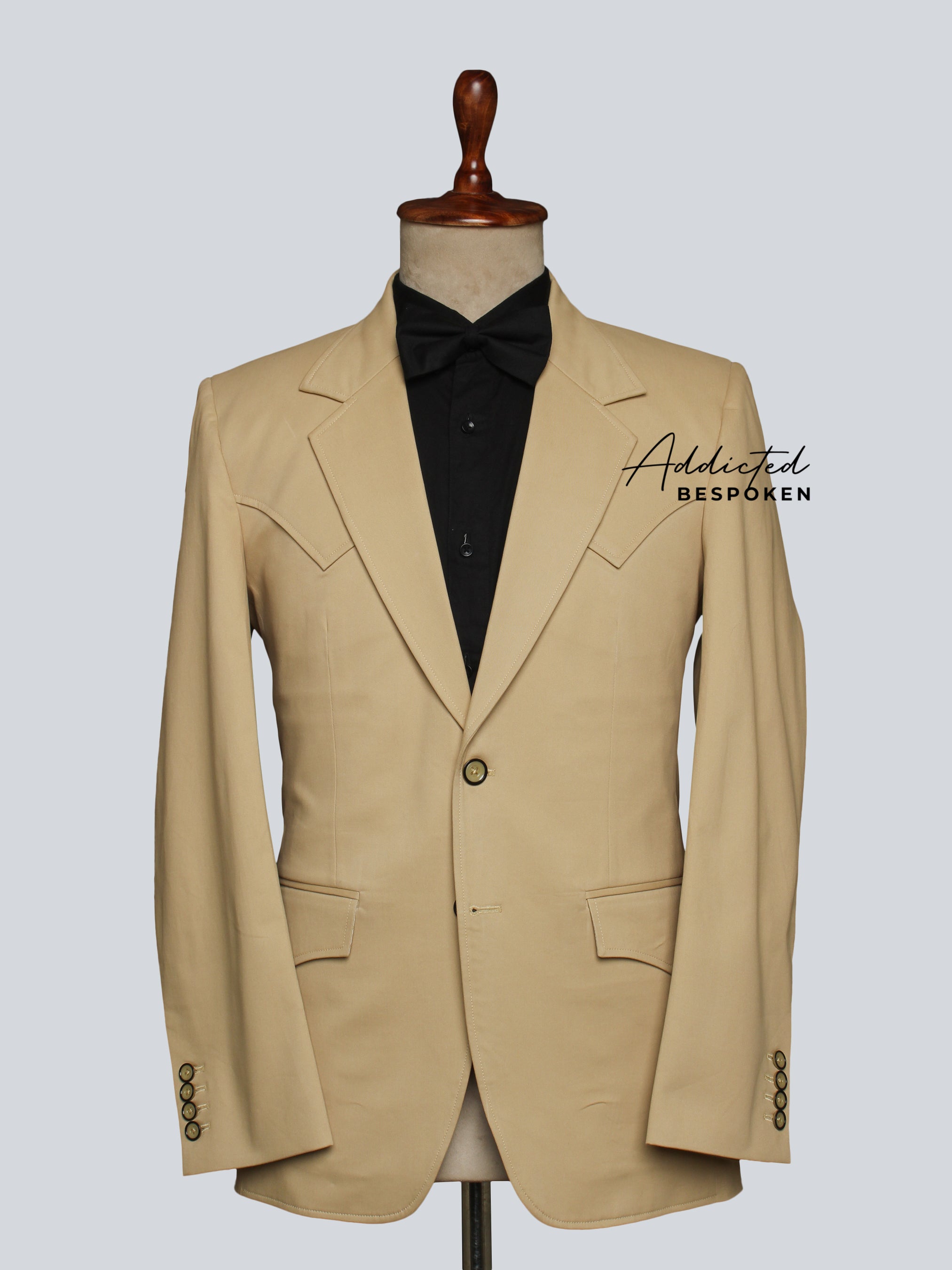 1930s Vintage Desert Sand Tailored Suit